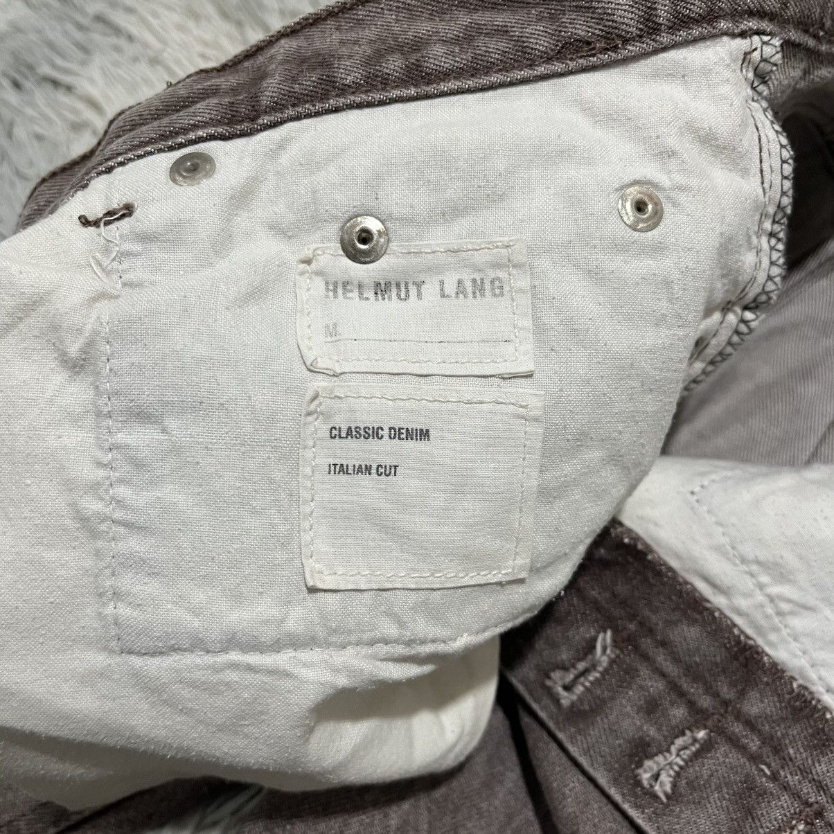 Helmut Lang Vintage Helmut Lang Italian Cut Brown Acid Wash Size 28" / US 6 / IT 42 - 7 Thumbnail