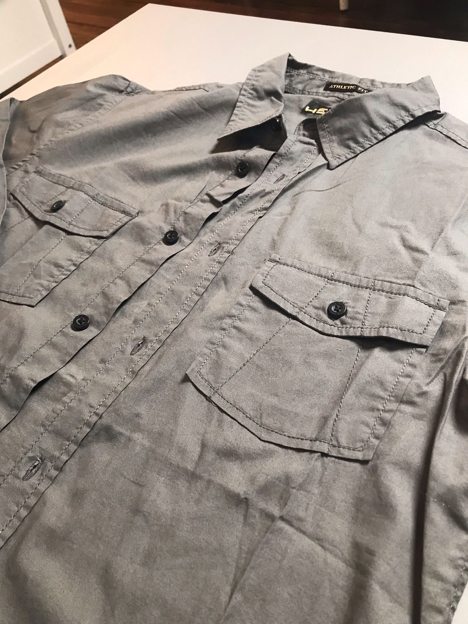 Helix Helix Grey Button-Down Longsleeve Size US S / EU 44-46 / 1 - 2 Thumbnail