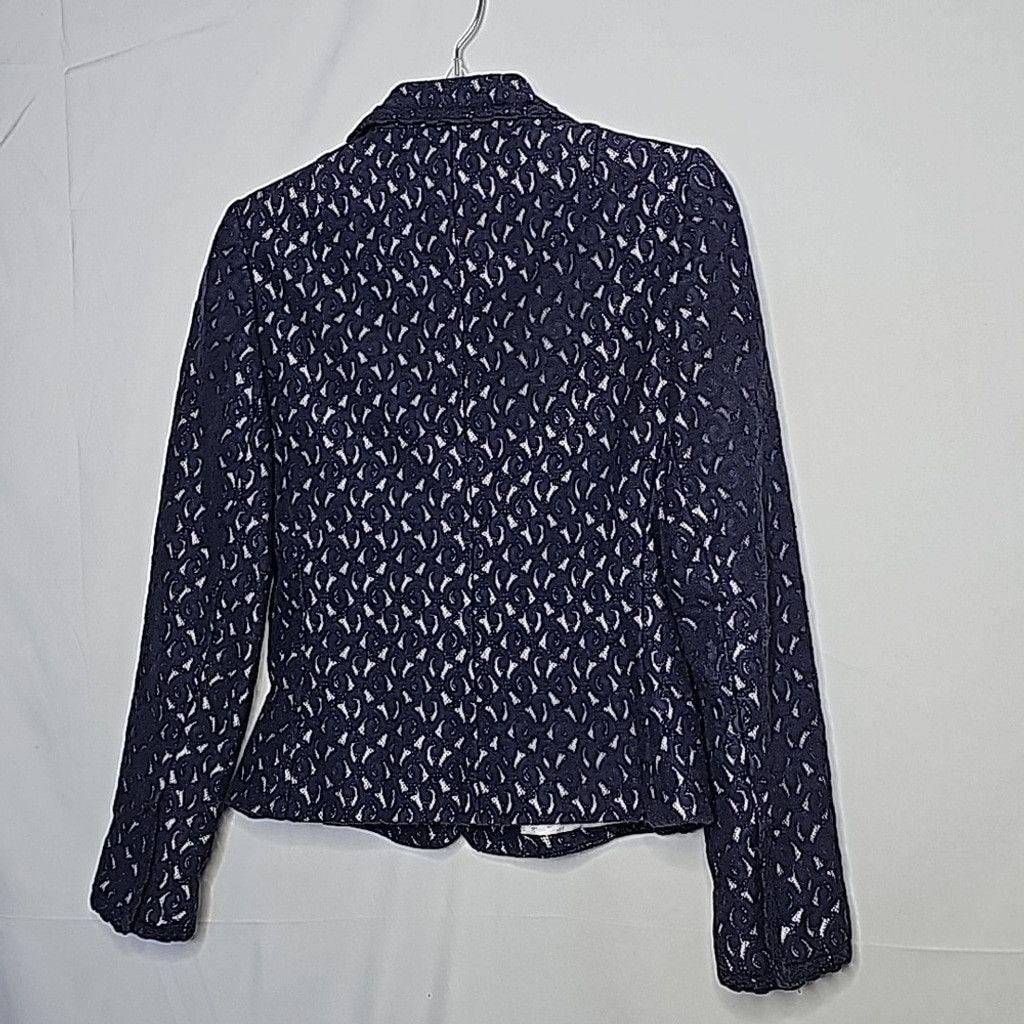 The Unbranded Brand Kay Unger NY ruched front blazer jacket lining 100% silk 4 Size S / US 4 / IT 40 - 7 Thumbnail