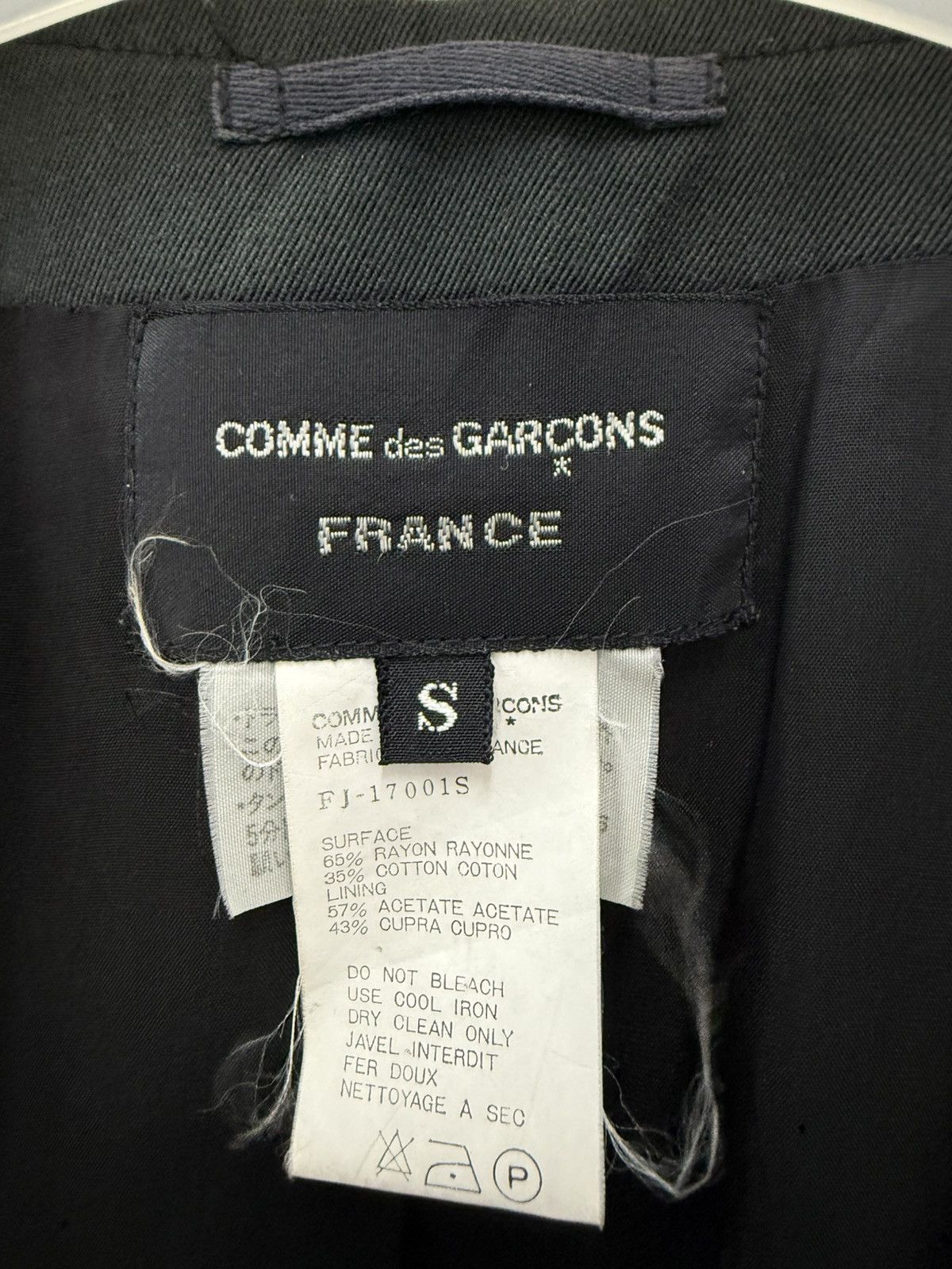 Comme des Garcons Vintage‼️ Distressed Comme Des Garcons France V Waist jacket Size S / US 4 / IT 40 - 10 Thumbnail