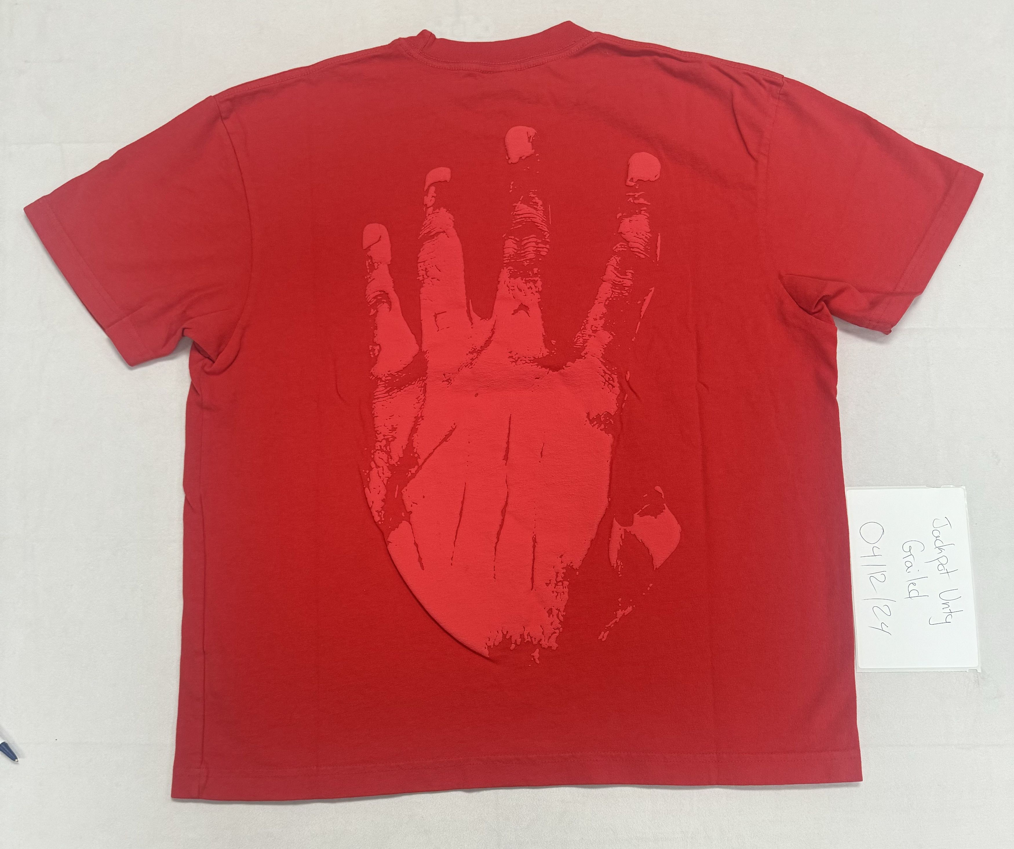 Image of Revenge Xxx Tentacion Kill Red Logo Tee Shirt Size Xl, Men's