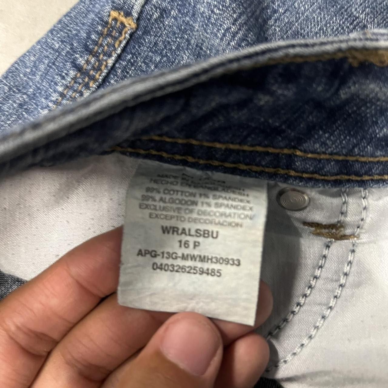 Japanese Brand × Vintage Vintage Y2K/2000s Wide Leg Blue Dark Wash Denim Jeans Size US 36 / EU 52 - 7 Thumbnail