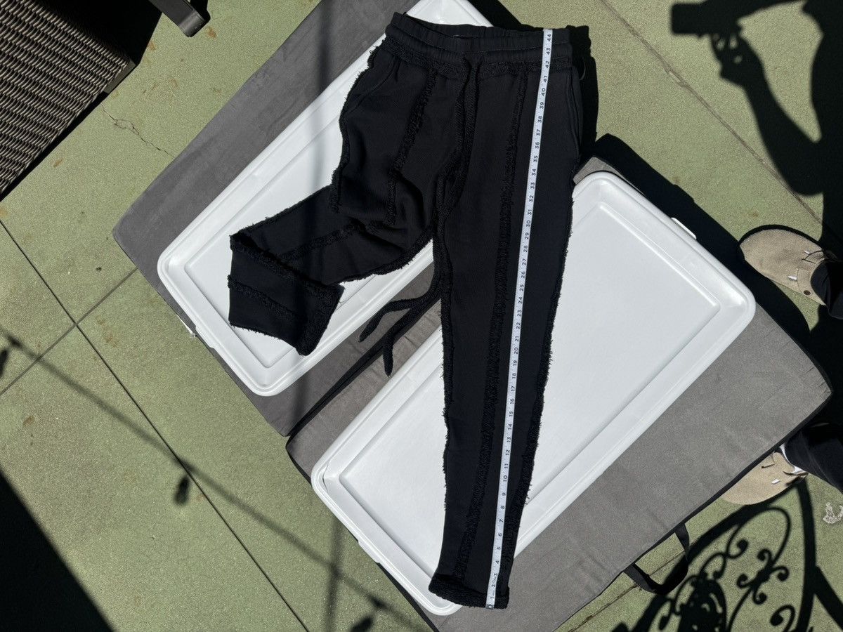 Other Soif De Luxe Vintage Black Phrayed Sweatpants Size US 34 / EU 50 - 6 Thumbnail