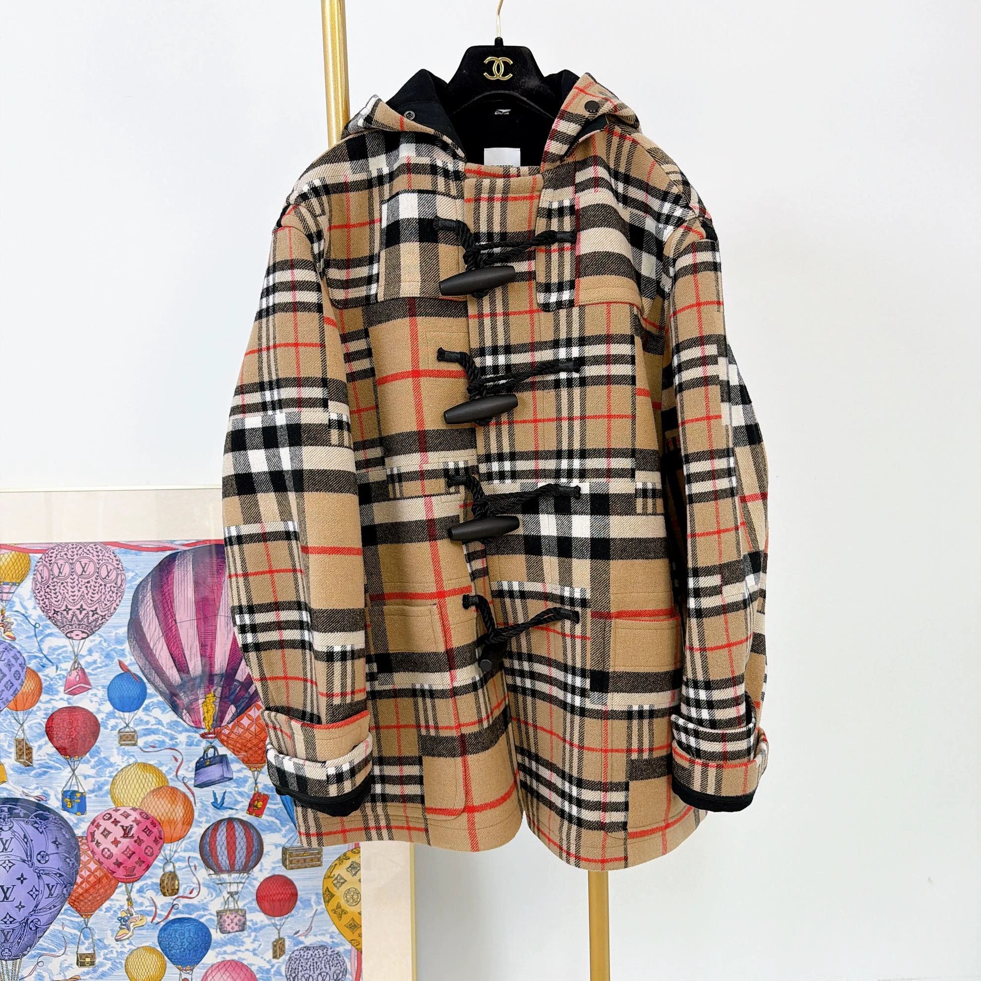 Burberry Burberry color-blocked check wool jacket M Size US M / EU 48-50 / 2 - 1 Thumbnail