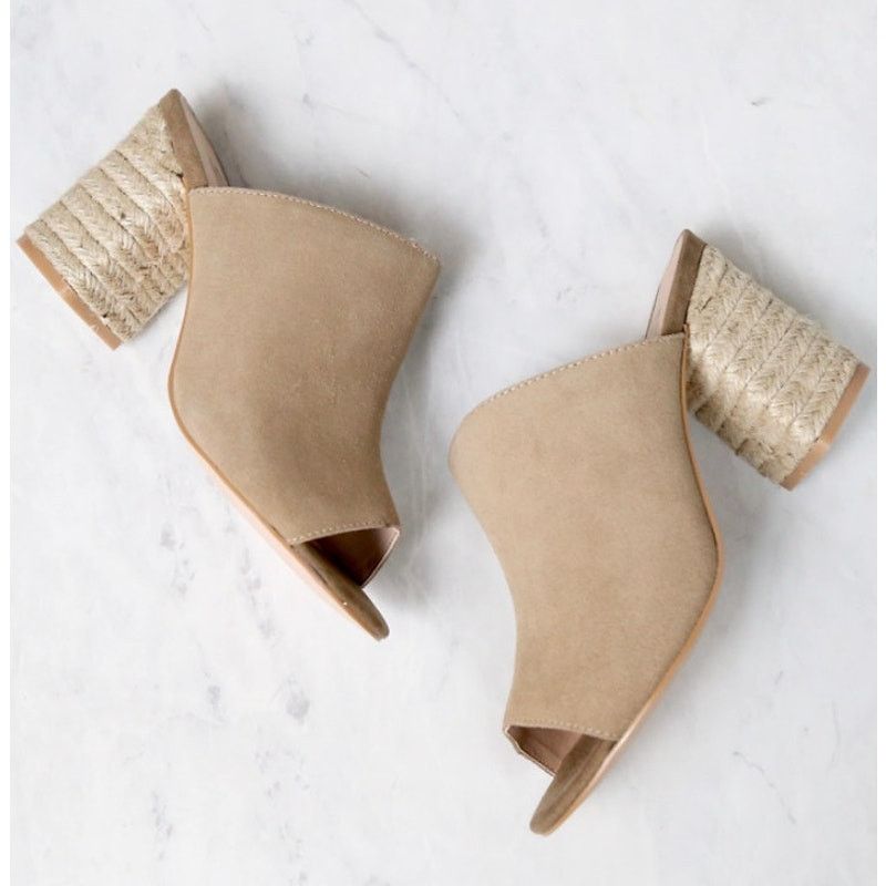 Other SBICCA Womens Helena Suede Heeled Mule Sandal / Sz 9 / NIB Size US 9 / IT 39 - 4 Thumbnail