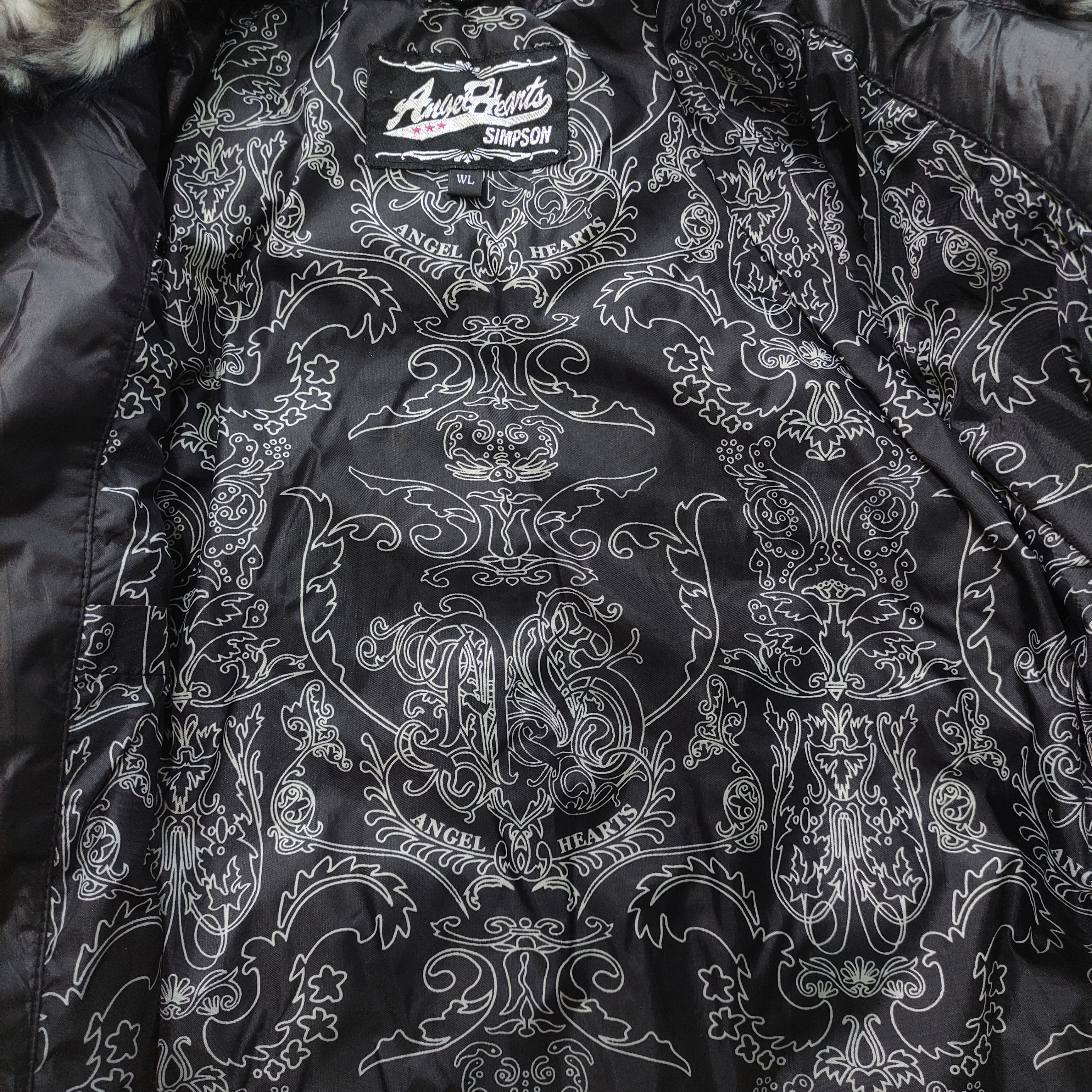 If Six Was Nine Angel Hearts “Simpsons” biker jacket style Gostar De Fuga Size US M / EU 48-50 / 2 - 16 Thumbnail