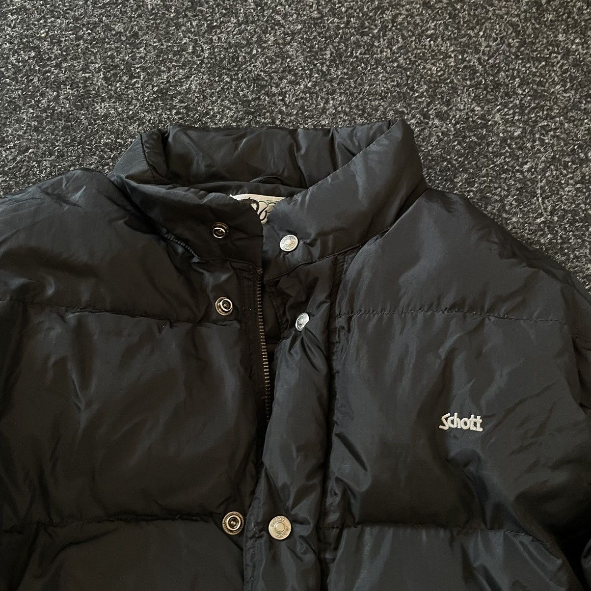 Schott Schott 90s bomber down jacket puffer ma-1 military fly vint Size US L / EU 52-54 / 3 - 3 Thumbnail
