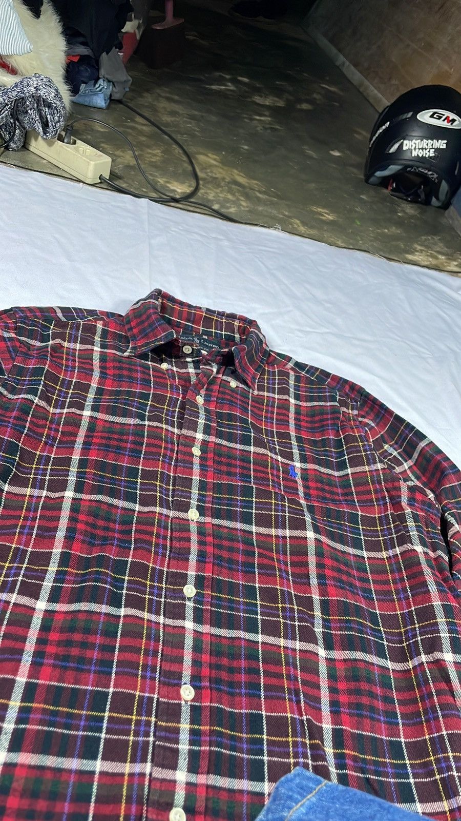 Flannel × Polo Ralph Lauren × Vintage Vintage 90s Polo Ralph Lauren flanel classic FIT Size US M / EU 48-50 / 2 - 3 Thumbnail