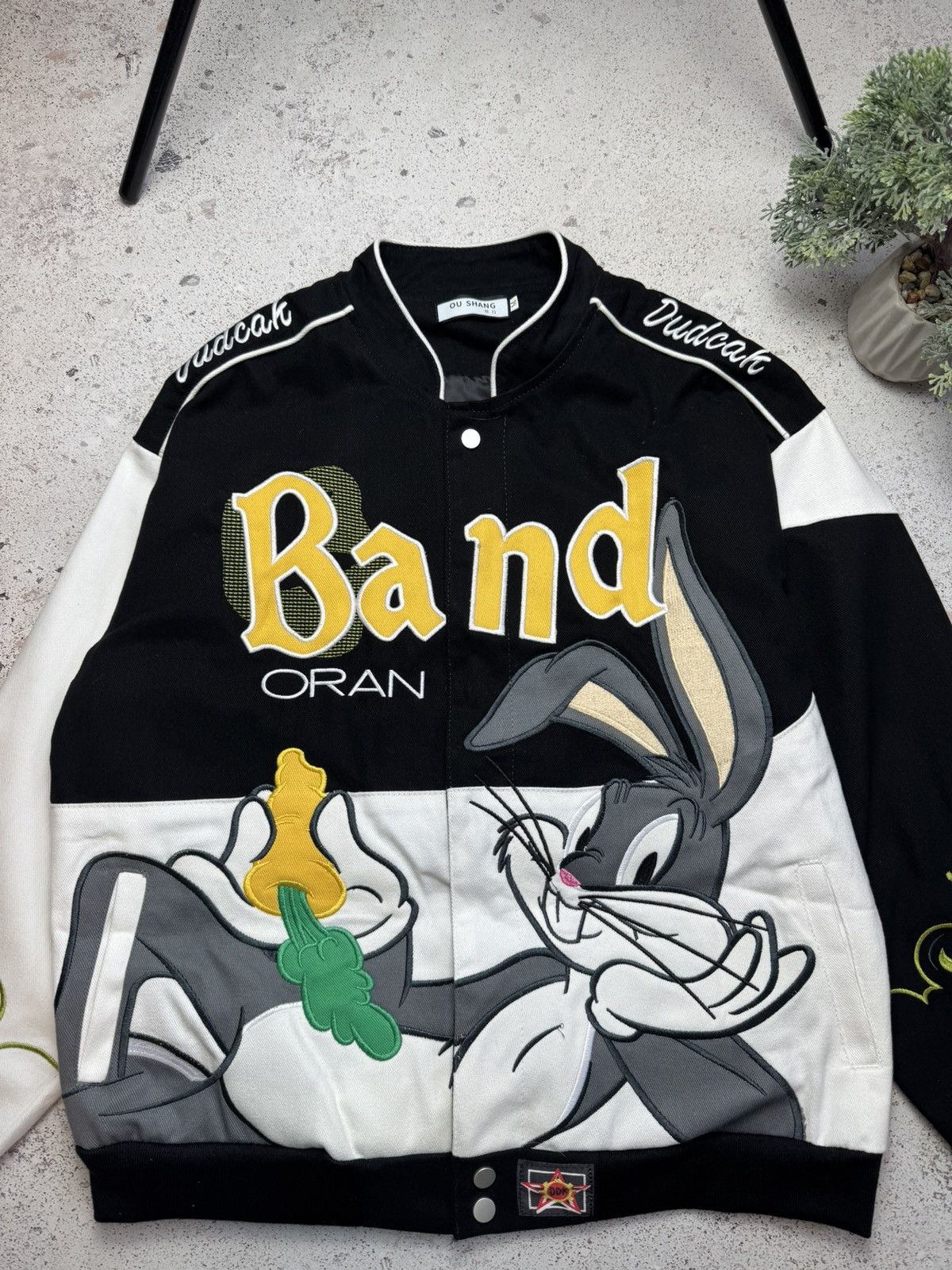 Japanese Brand × NBA Band Oran Bugs Bunny Racing Jacket Nascar F1 M Black Unisex Size US M / EU 48-50 / 2 - 4 Thumbnail