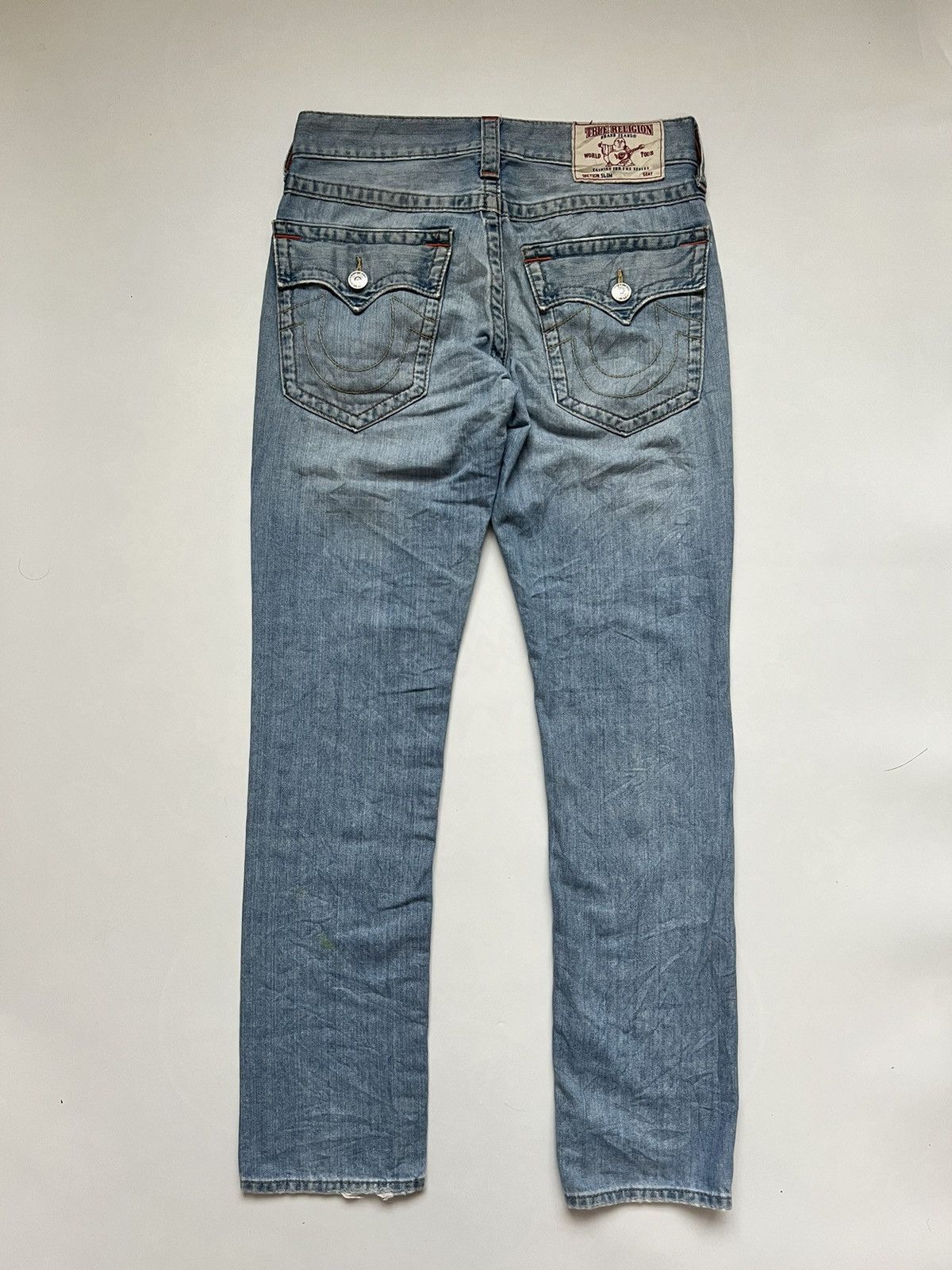 True Religion VTG True Religion Blue Slim Multi SN Size US 30 / EU 46 - 2 Thumbnail