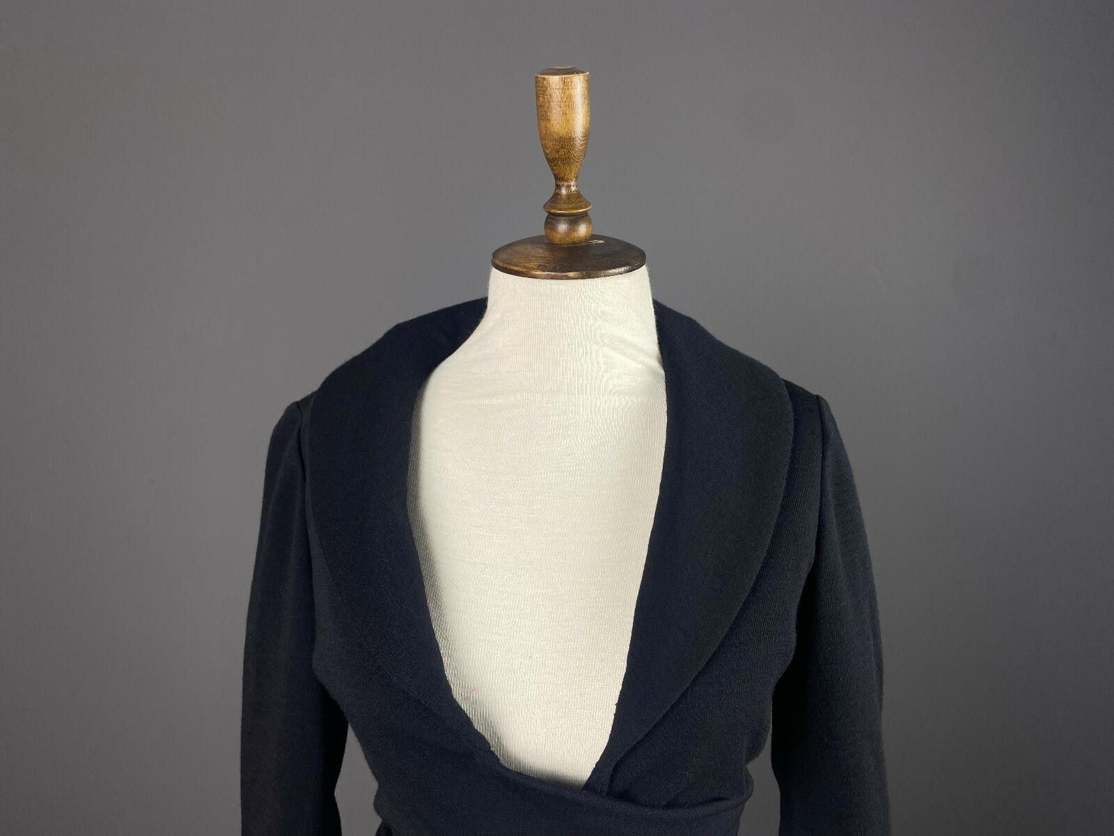 Givenchy Givenchy Boutique Paris Black Belted Open Front Jacket Size M / US 6-8 / IT 42-44 - 2 Thumbnail