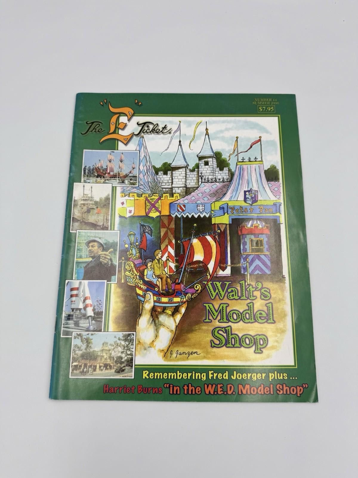 Designer LOT of 6 E-Ticket Magazines - various 2002-2006 Disneyland Size ONE SIZE - 7 Thumbnail