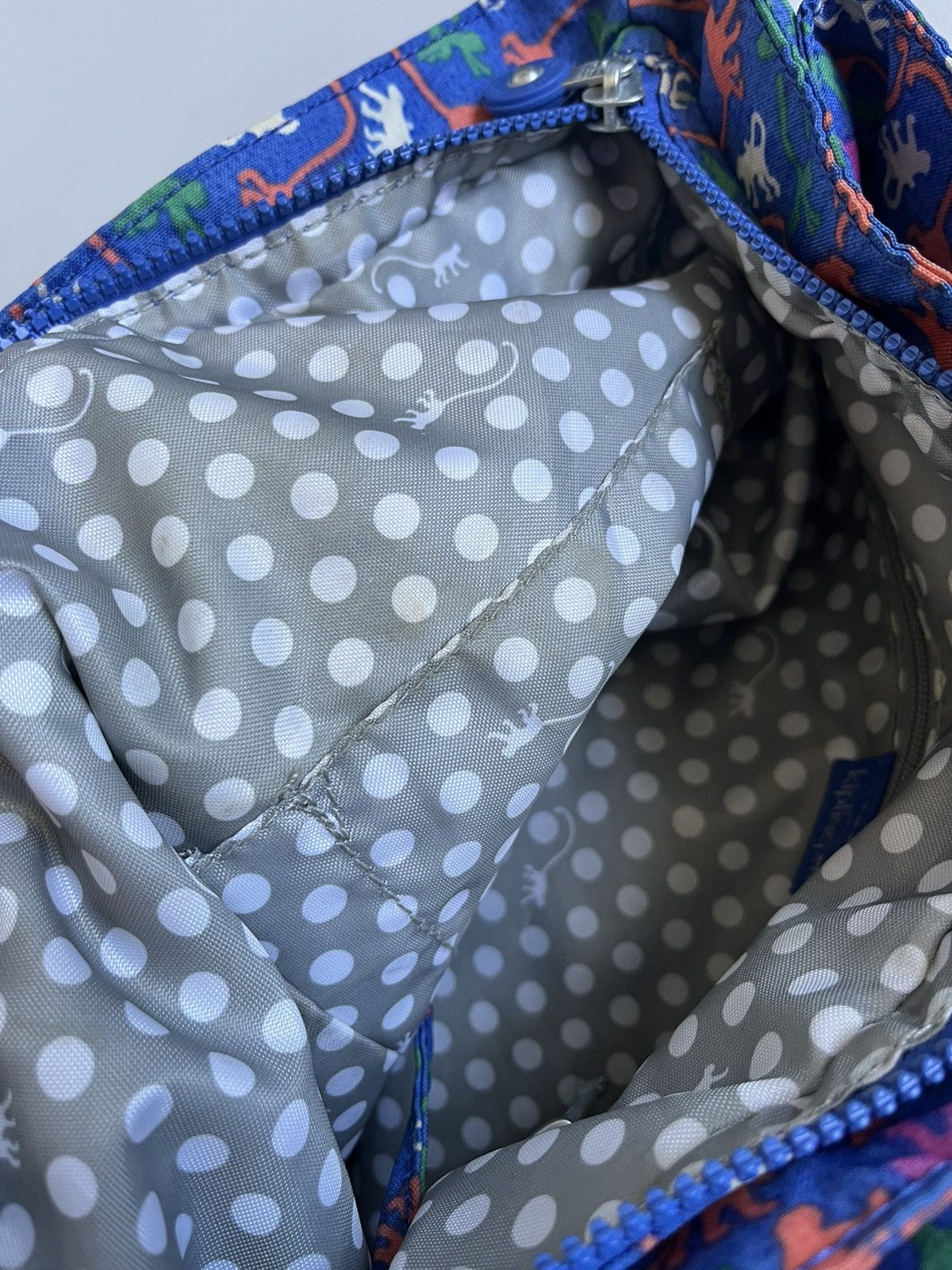 Other Kipling Women Blue Monogram Synthetic Shoulder Bag Size ONE SIZE - 20 Thumbnail