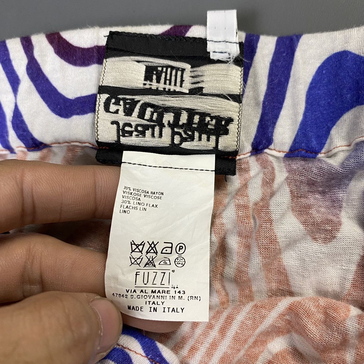 Jean Paul Gaultier Jean Paul Gaultier - Illusion Wraparound Tie Print Skirt Size 28" / US 6 / IT 42 - 9 Thumbnail