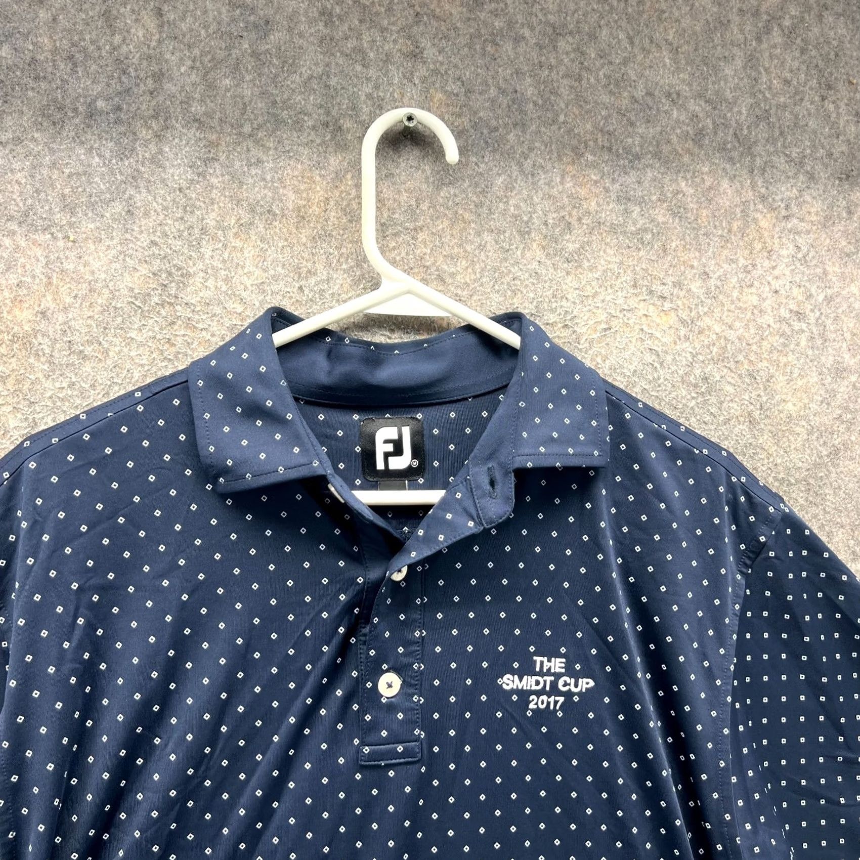 Footjoy FootJoy Polo Shirt Mens M Blue Navy The Smidt Cup 2017 Golfer Golf Shirt Polo Size US M / EU 48-50 / 2 - 6 Thumbnail