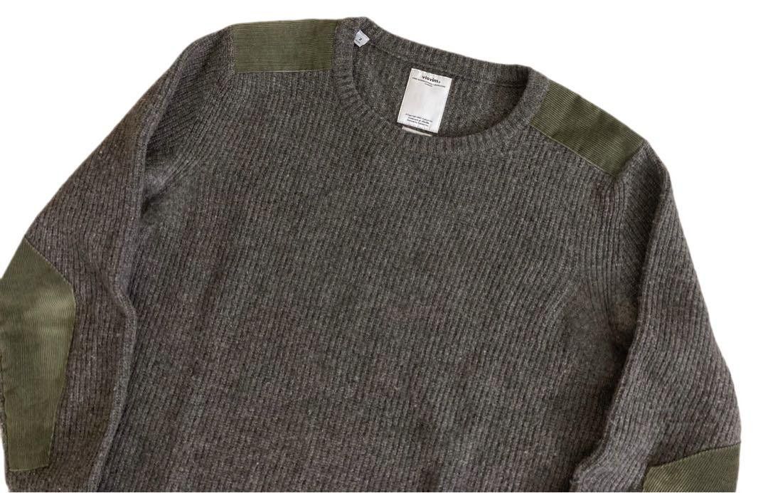 Visvim Visvim gray wool knit sweater 0112405012001 Size US M / EU 48-50 / 2 - 2 Thumbnail