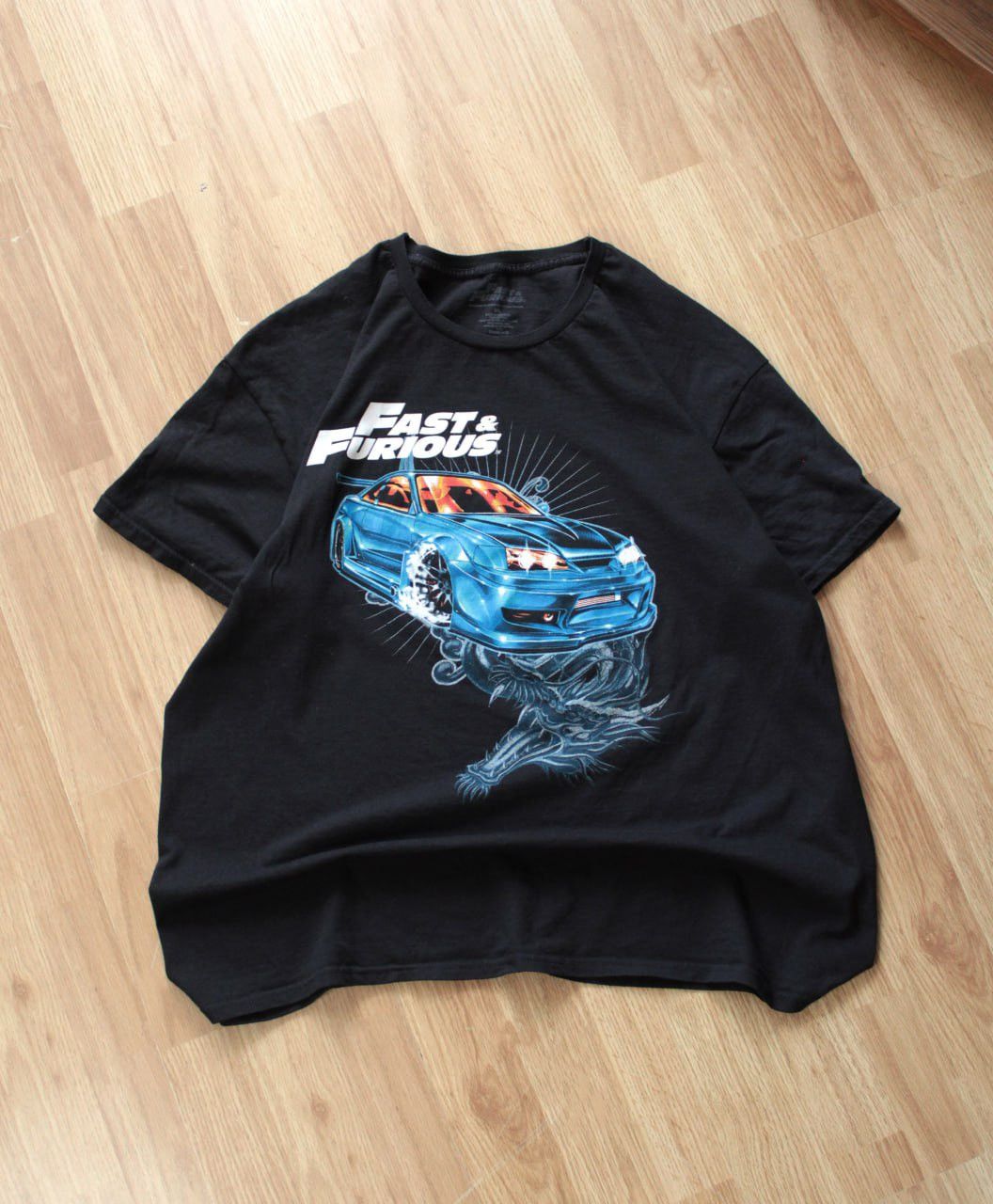 Japanese Brand 🔥 Vintage Fast and Furious Nissan GTR Japan Dragon T Shirt Size US XL / EU 56 / 4 - 1 Thumbnail