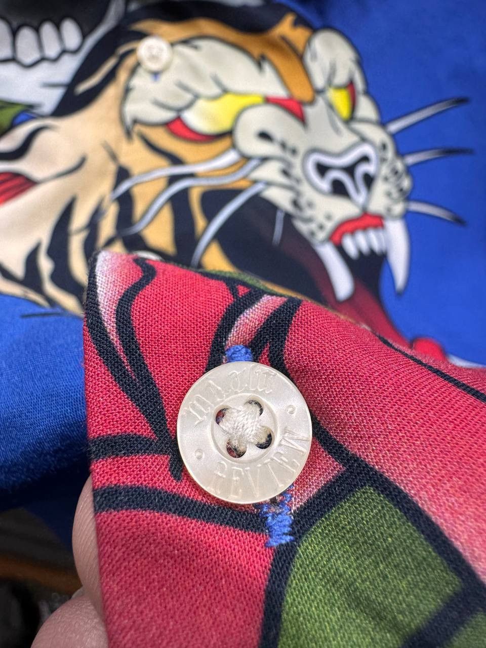 Review Matw x Review Graphic Skull Tiger Rose Shirt Tattoo Style Size US L / EU 52-54 / 3 - 6 Thumbnail
