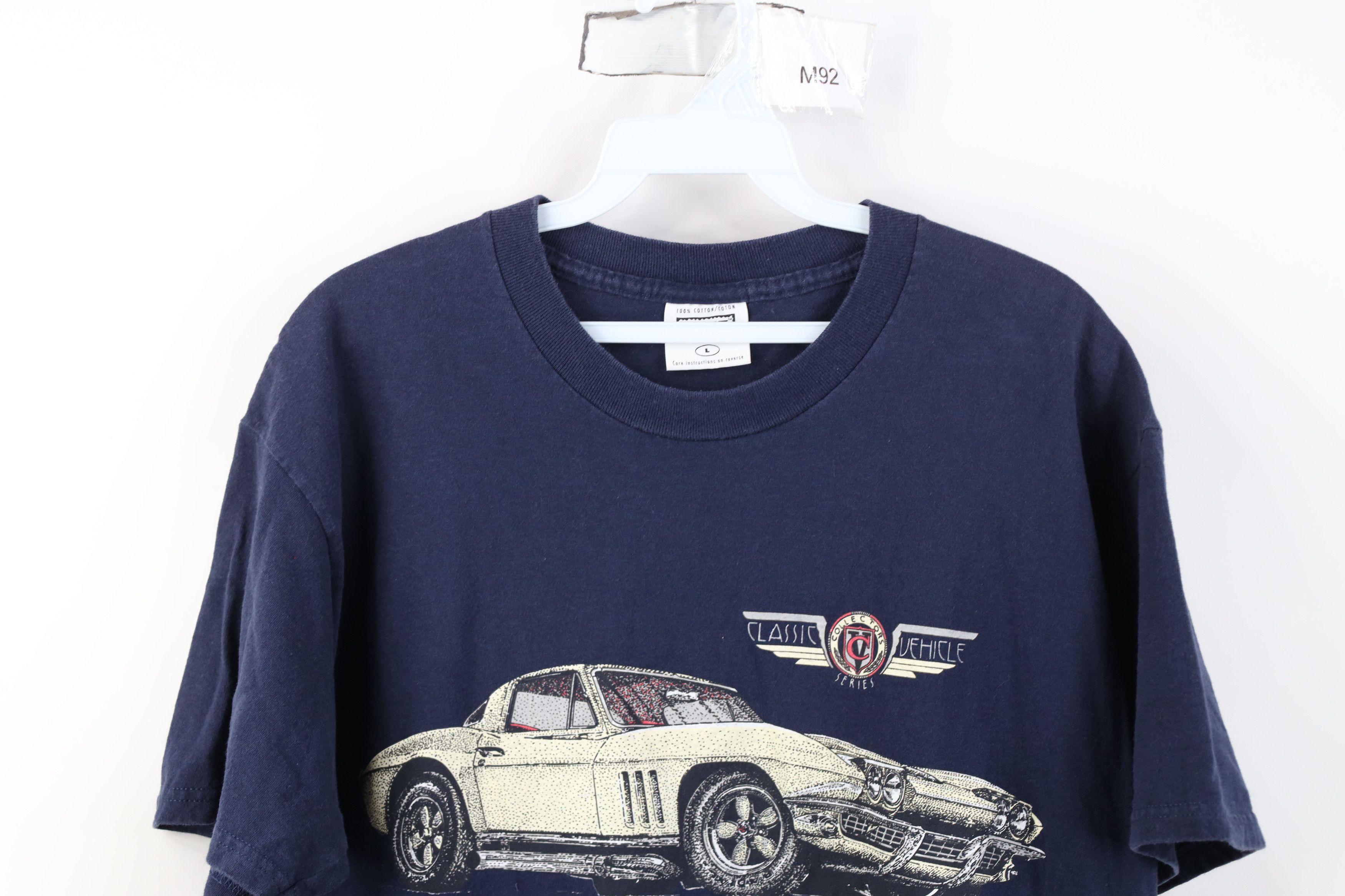 Vintage Vintage 90s Spell Corvette Sting Ray Muscle Car T-Shirt USA Size US L / EU 52-54 / 3 - 2 Thumbnail