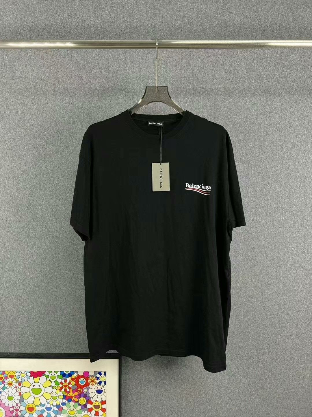 Balenciaga balenciaga black short sleeve t-shirt Size US L / EU 52-54 / 3 - 1 Thumbnail