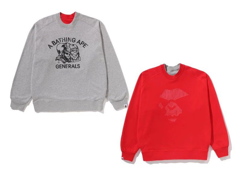 Bape Bape Reversible Sweatshirt Size ONE SIZE - 1 Thumbnail