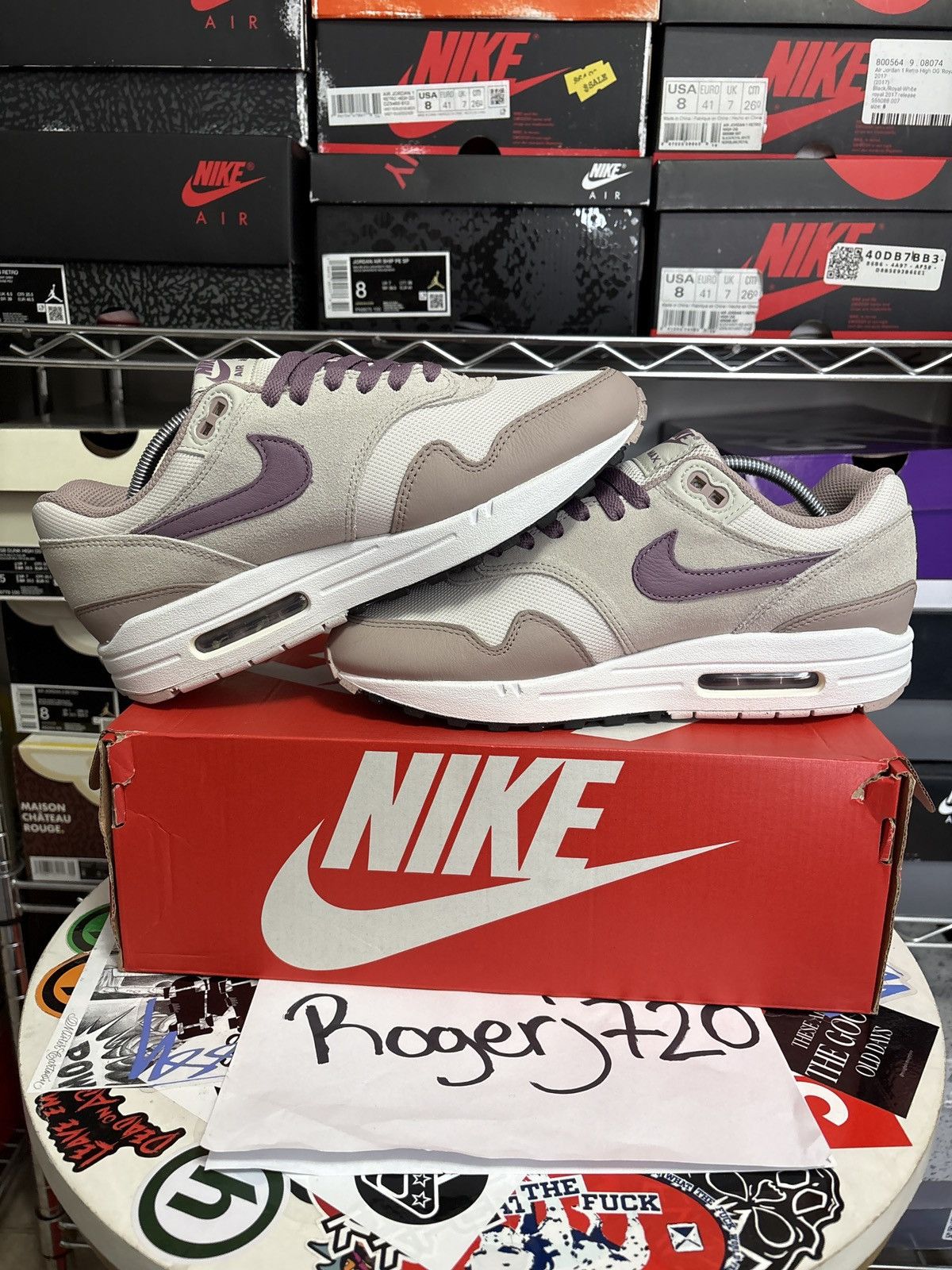 Nike Air Max 1 SC Violet Dust Size US 8 / EU 41 - 5 Thumbnail