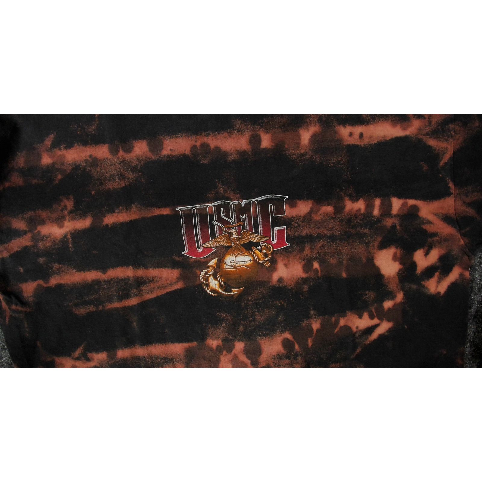 Vintage VTG Y2K USMC "Destroyed" Custom Bleach Fade L/S Tee Boxy M Size US M / EU 48-50 / 2 - 8 Thumbnail