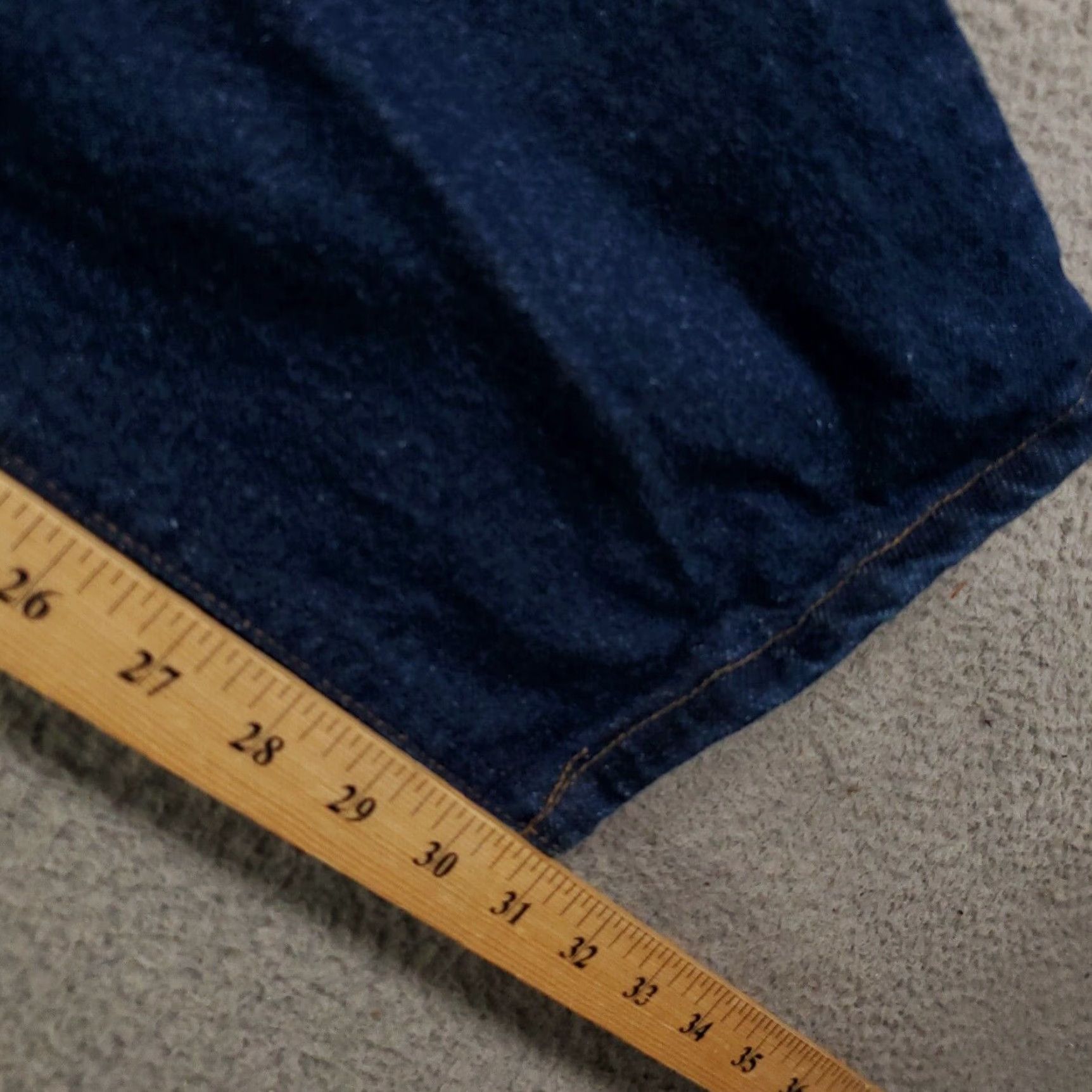Lee VINTAGE Lee Jeans Womens Plus Size 18 Mom High Waist 31x31 Dark Blue 80s 90s Retro USA Size 40" / US 18 - 5 Thumbnail
