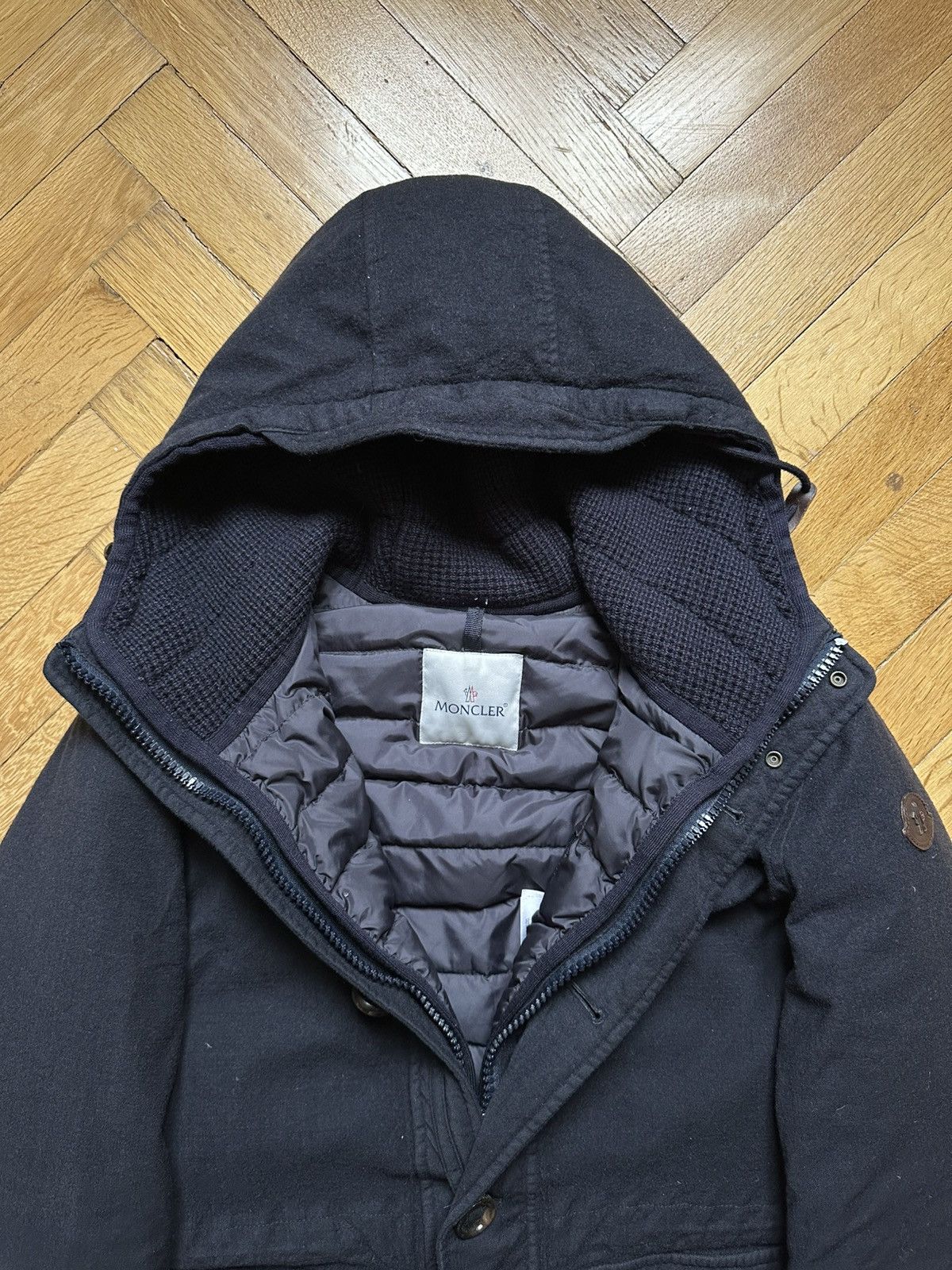 Moncler Moncler Luxury Unisex Wool Puffer Down With Hood Jacket Size L / US 10 / IT 46 - 5 Thumbnail