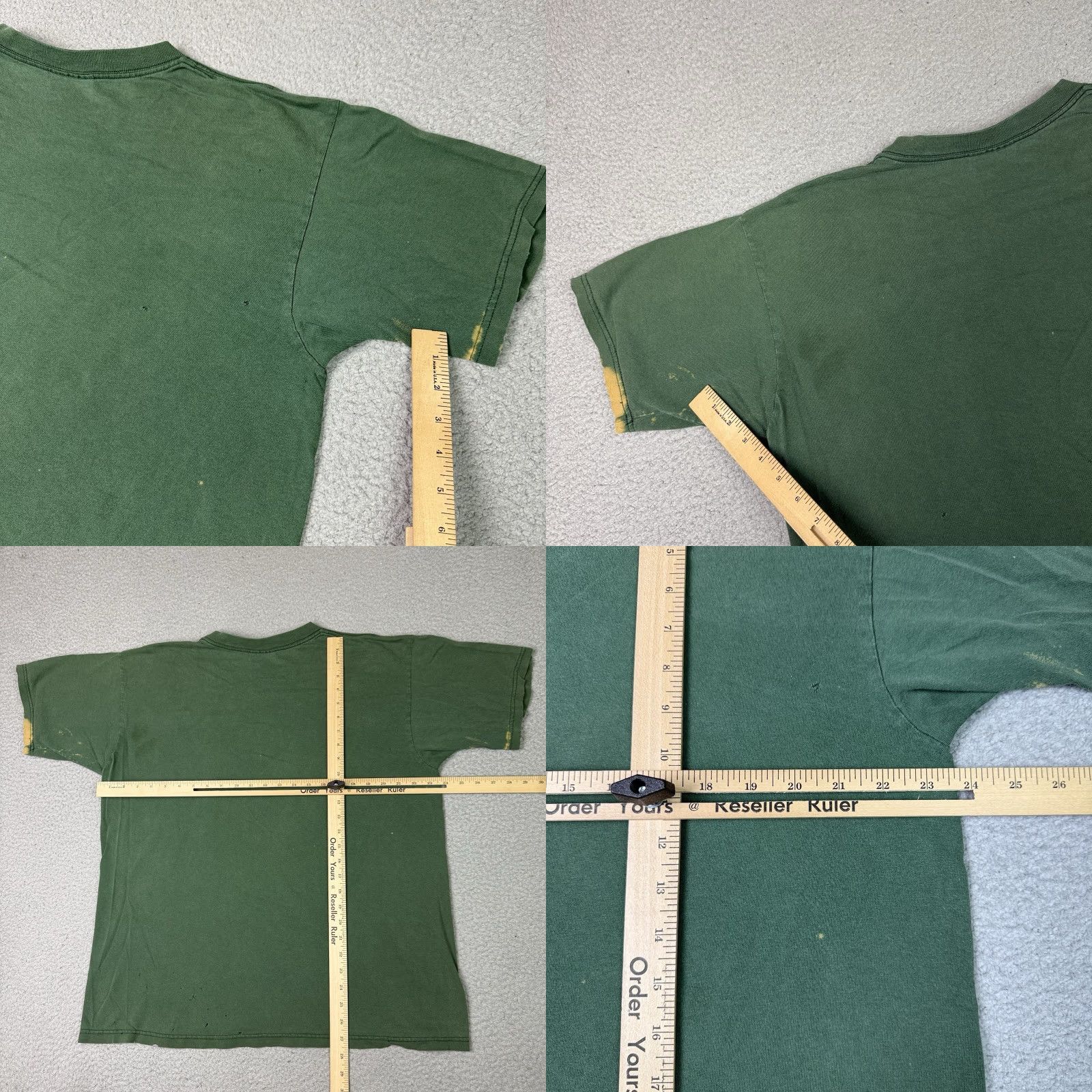 Reebok VINTAGE Reebok T Shirt Adult XL Green Embroidered Distressed 90s Y2K Size US XL / EU 56 / 4 - 9 Thumbnail