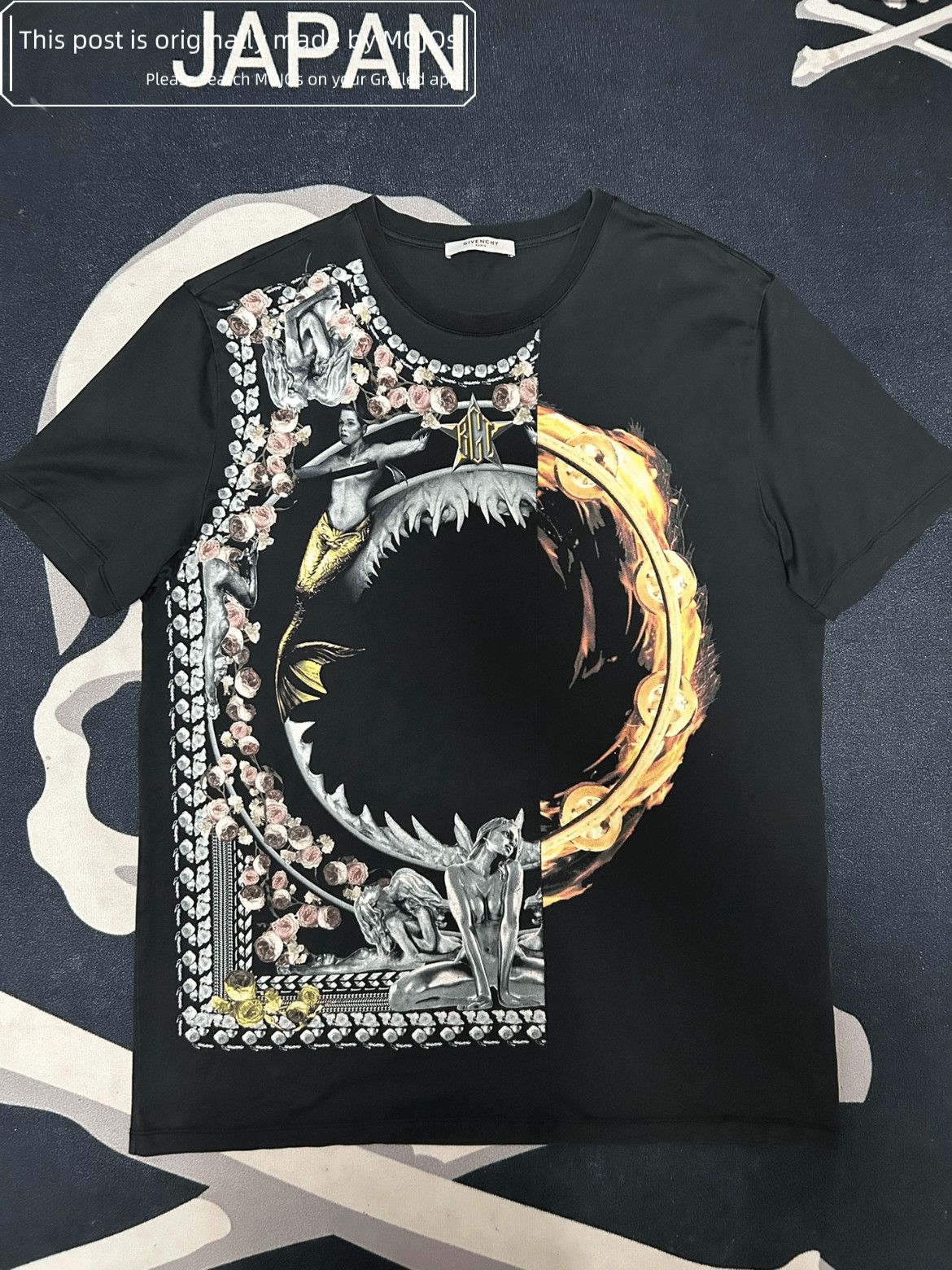 Givenchy Givenchy Joint Picture Shark Tee Size US M / EU 48-50 / 2 - 1 Thumbnail