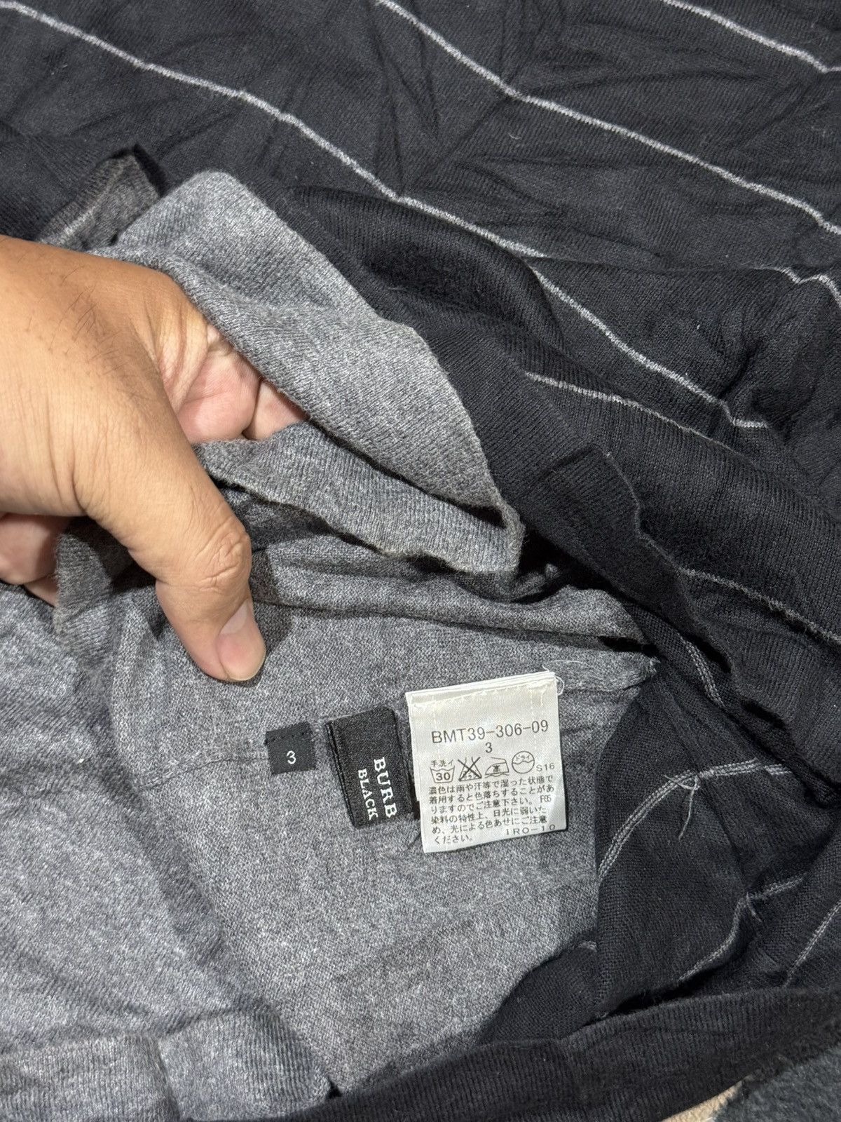 Burberry Burberry Double Layer Reversible Long Sleeve Size US M / EU 48-50 / 2 - 5 Thumbnail