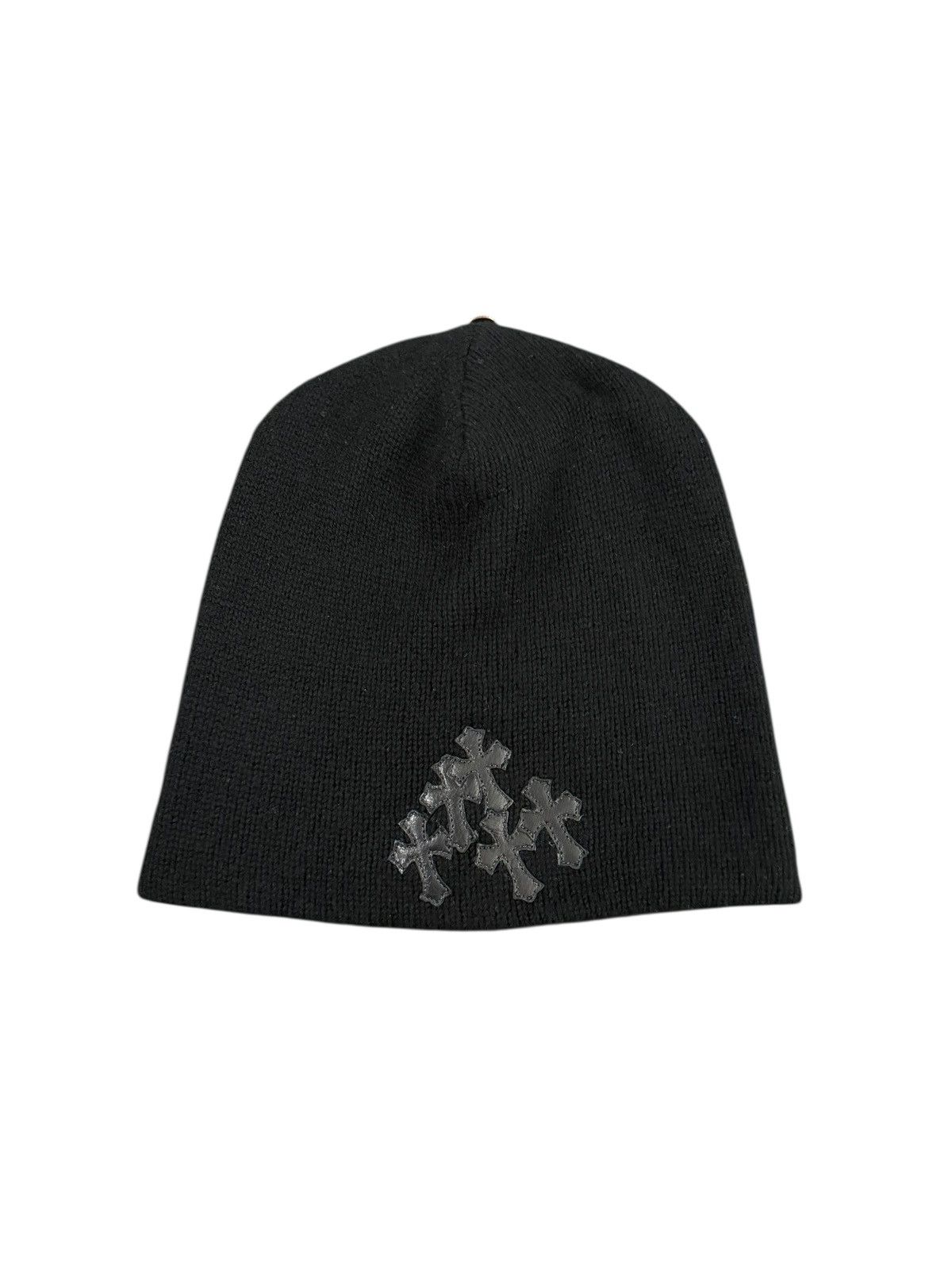 Chrome Hearts Multi Small Cross Cashmere Beanie Size ONE SIZE - 1 Thumbnail
