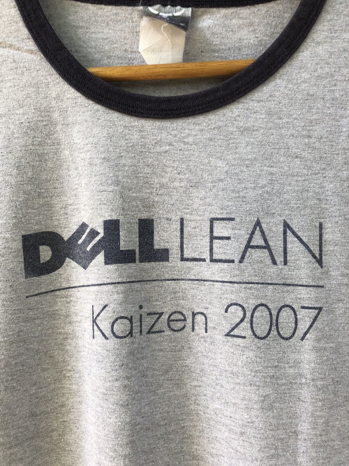 Japanese Brand 🔥Vintage Y2K🔥Microsoft DELL LEAN Kaizen Ringer Tshirts Size US L / EU 52-54 / 3 - 4 Thumbnail