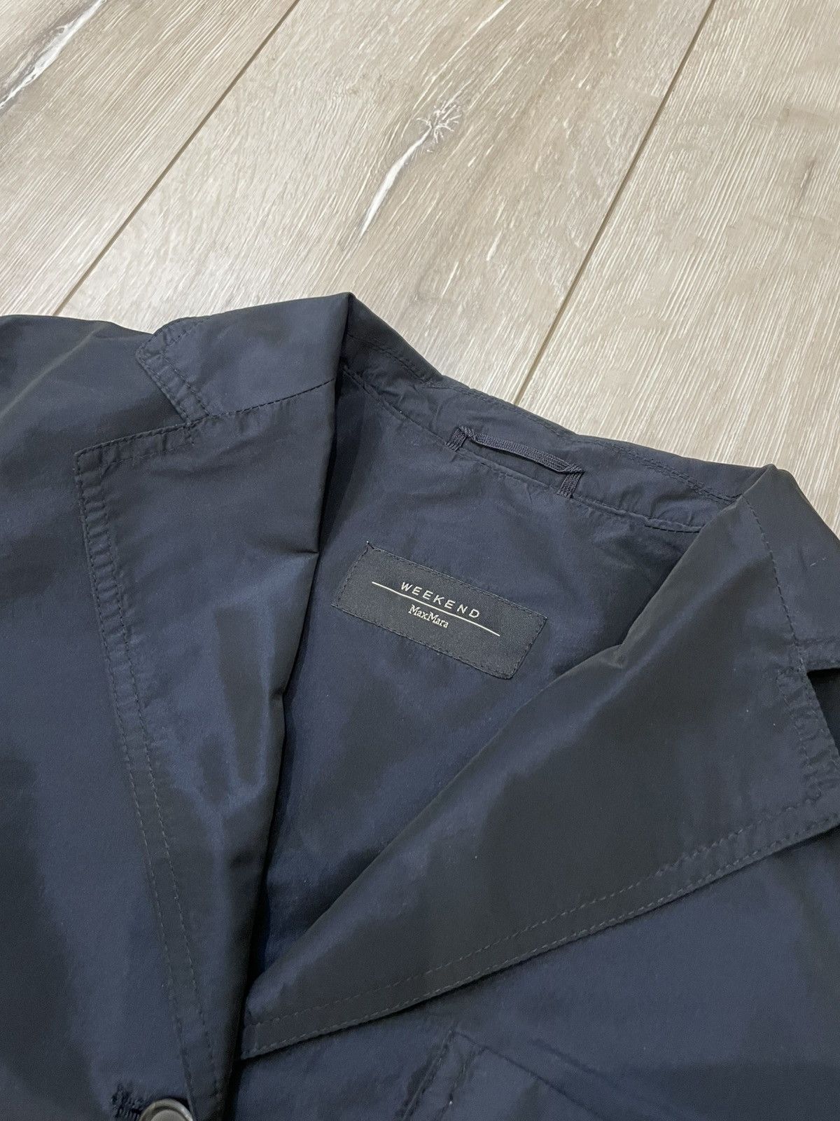 Max Mara × Vintage × Weekend Max Mara Max Mara Vintage Nylon Blazer Jacket Size S / US 4 / IT 40 - 3 Thumbnail