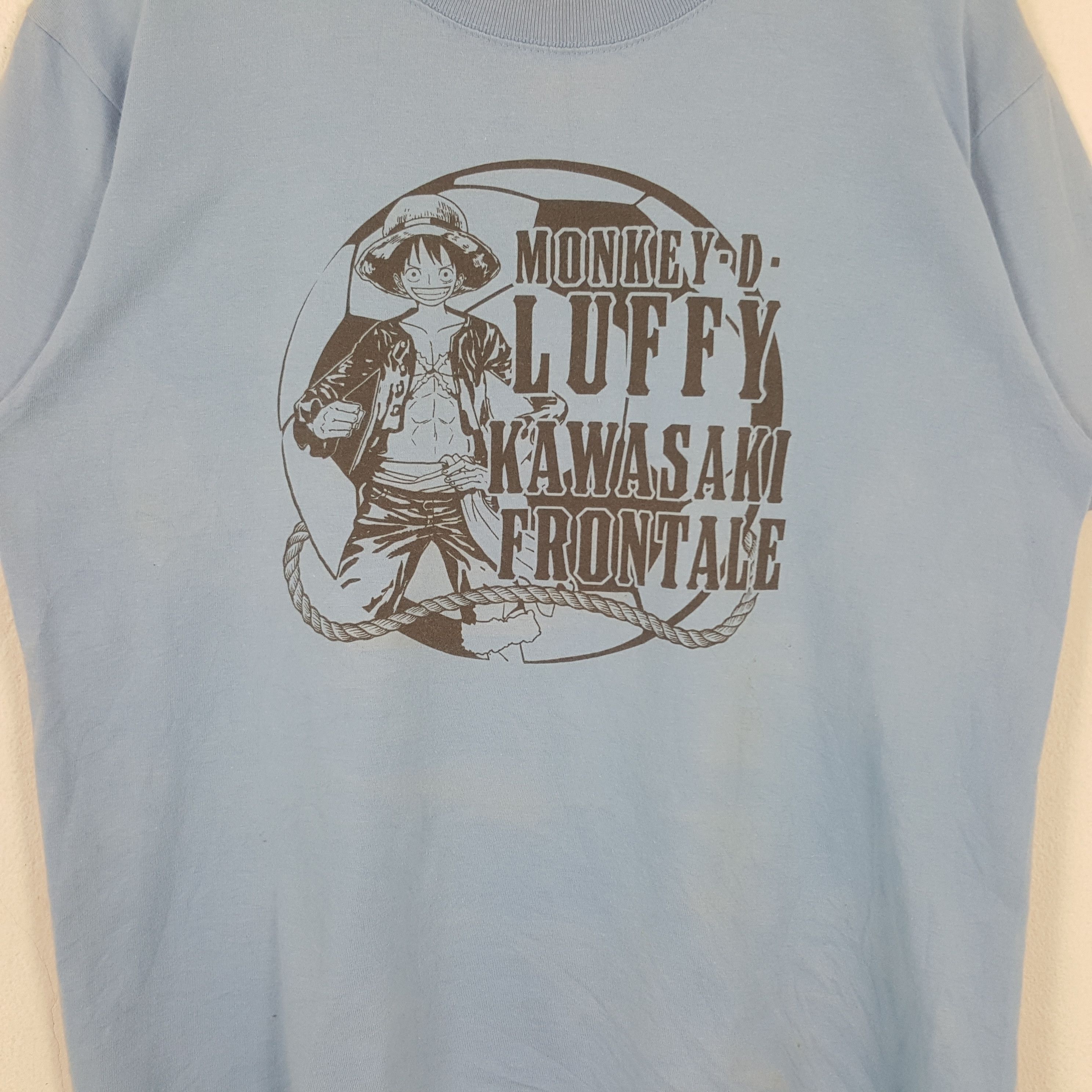 One Piece Vintage Monkey-D Luffy Kawasaki Frontale Tshirt 31 Size US L / EU 52-54 / 3 - 2 Thumbnail