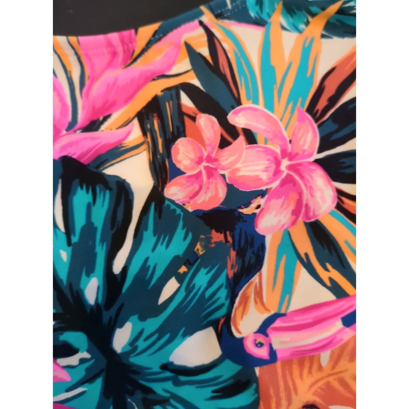 Decree Decree Women’s One Piece Bathing Suit Floral Tropical Multicolor Size S NWT Swim Suit Size S / US 4 / IT 40 - 4 Thumbnail