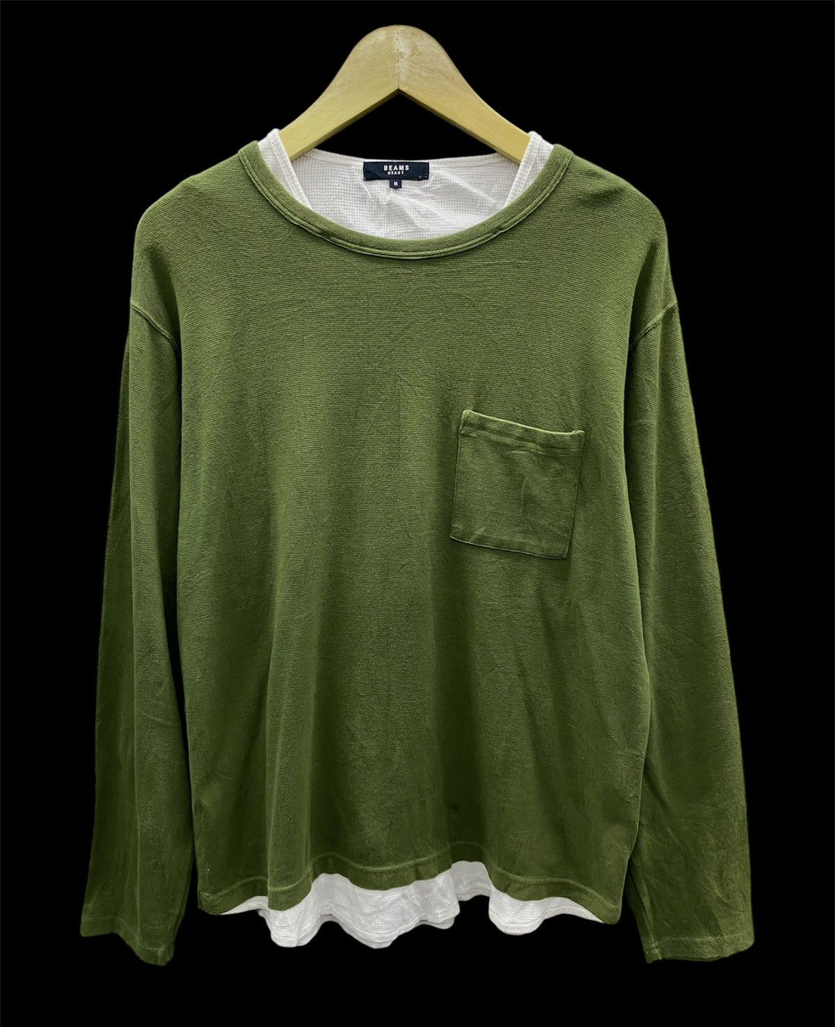 Beams Plus Vintage beams heart double layer longsleeve Size US M / EU 48-50 / 2 - 1 Thumbnail
