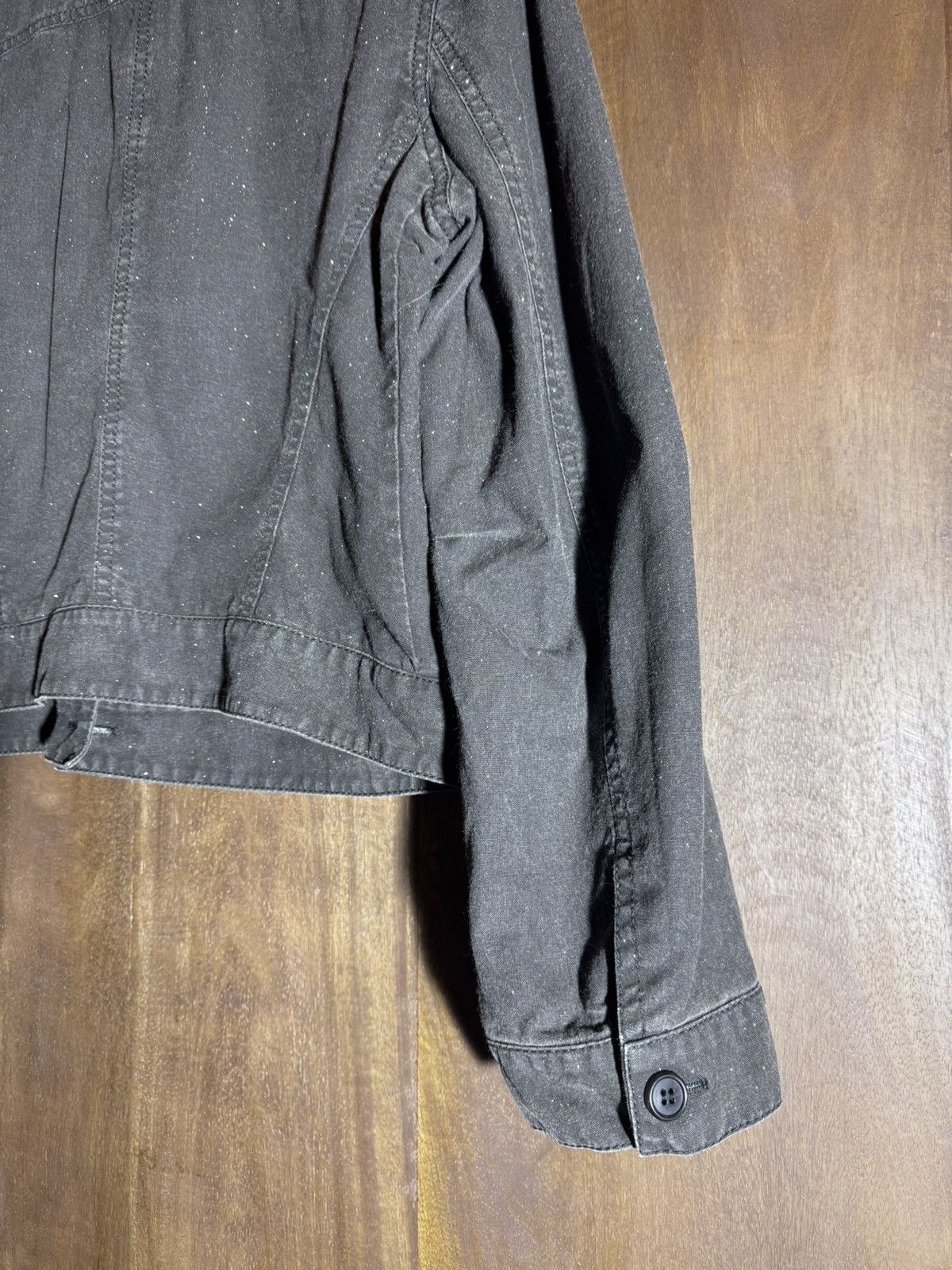 Ann Demeulemeester Ann demeulemeester vintage washed black glitter jacket 42 Size M / US 6-8 / IT 42-44 - 9 Thumbnail