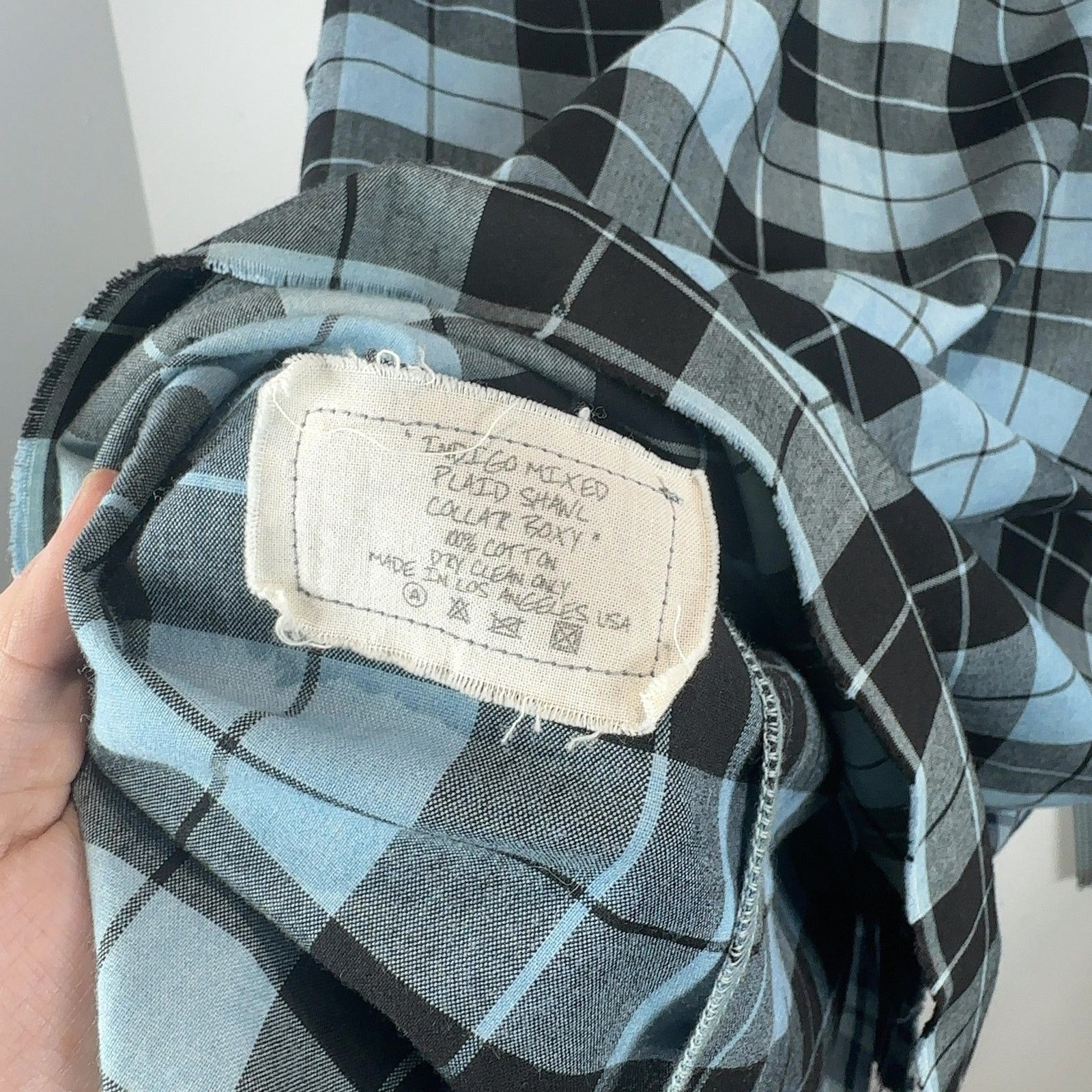 Greg Lauren Greg Lauren Hybrid Patch Flannel Shirt Size US L / EU 52-54 / 3 - 6 Thumbnail