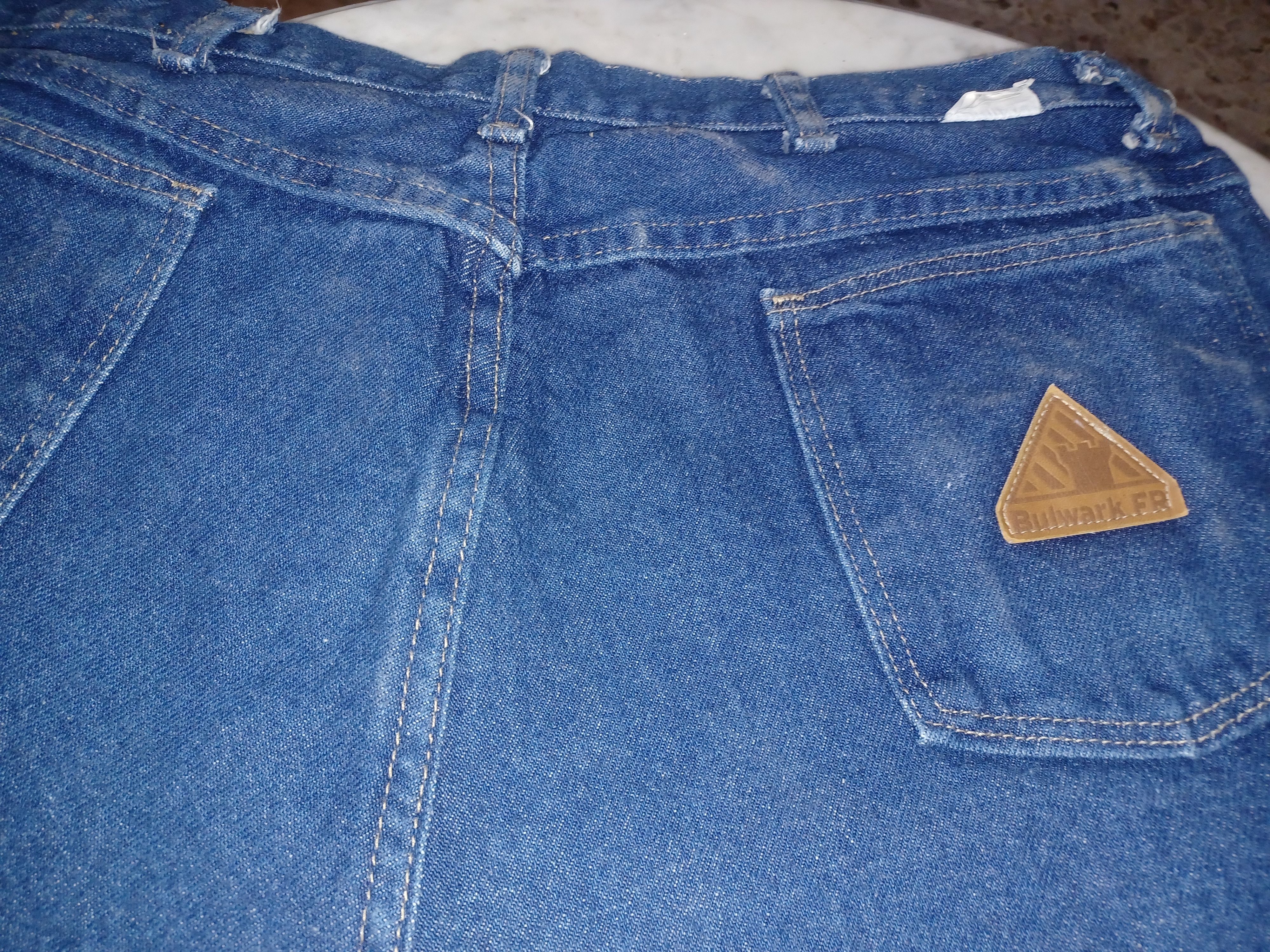 Bulwark Bulwark FR Men's Blue Jeans 40 x 37U Size US 9.5 / EU 42-43 - 3 Thumbnail