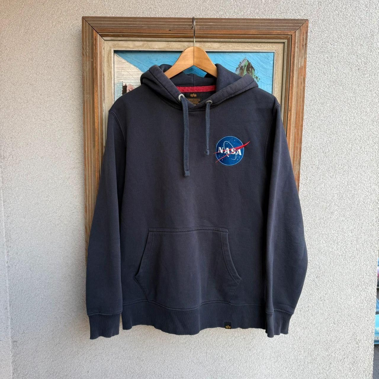 Alpha Industries Alpha Industries Hoodie Navy USA Nasa Size US M / EU 48-50 / 2 - 1 Thumbnail