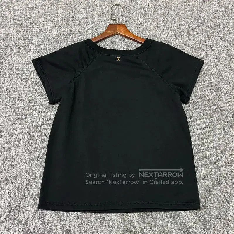Chanel Chanel Black Cotton Summer T-Shirt . Size S / US 4 / IT 40 - 2 Thumbnail