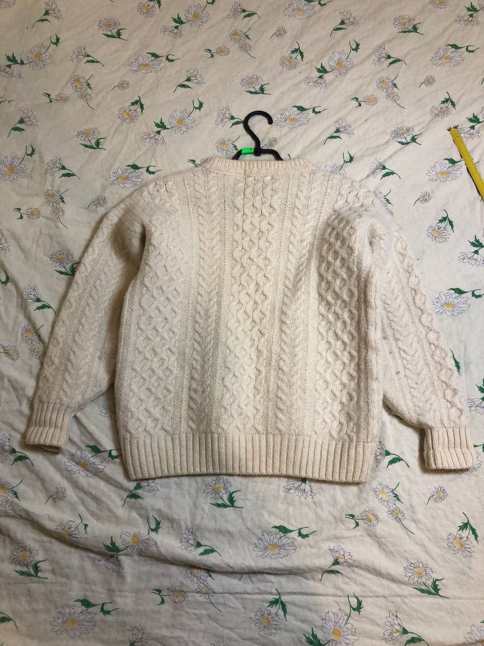Vintage Vintage Blarney Cream Chunky Fisherman Knit Sweater Size M / US 6-8 / IT 42-44 - 9 Thumbnail