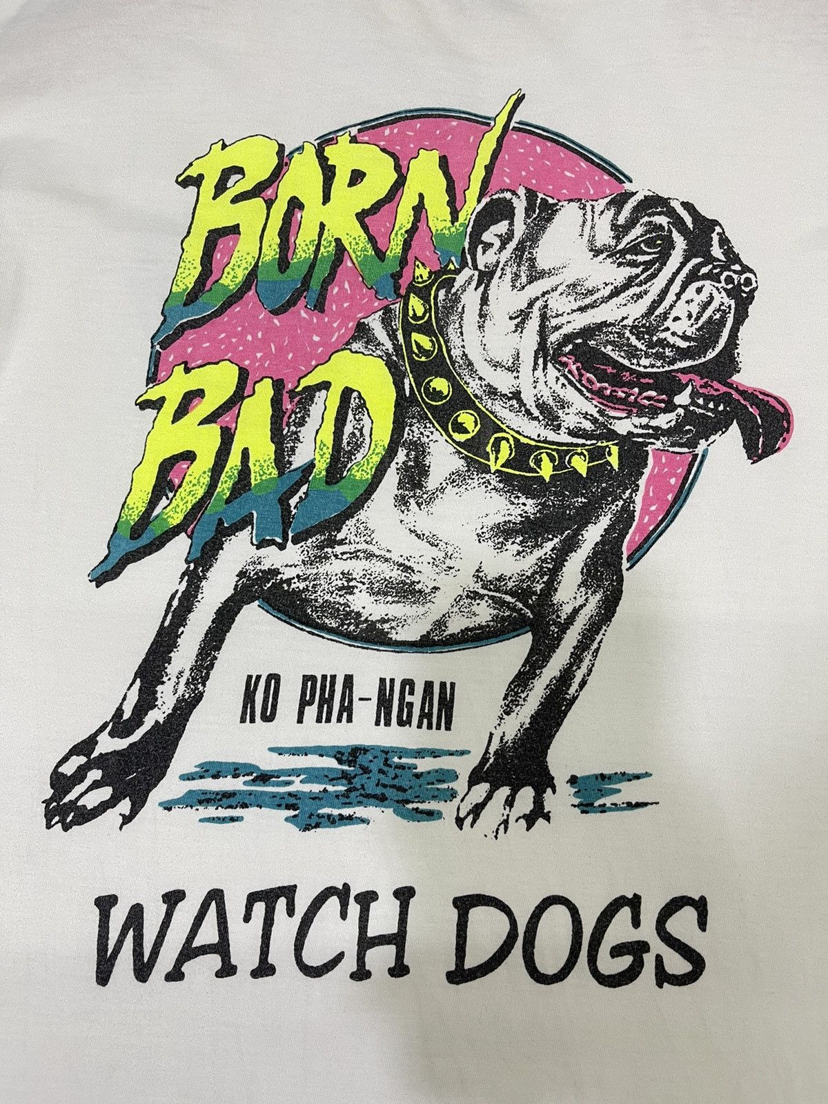 Fuck Art, Make Tees Vintage Born Bad Dog Size US L / EU 52-54 / 3 - 4 Thumbnail