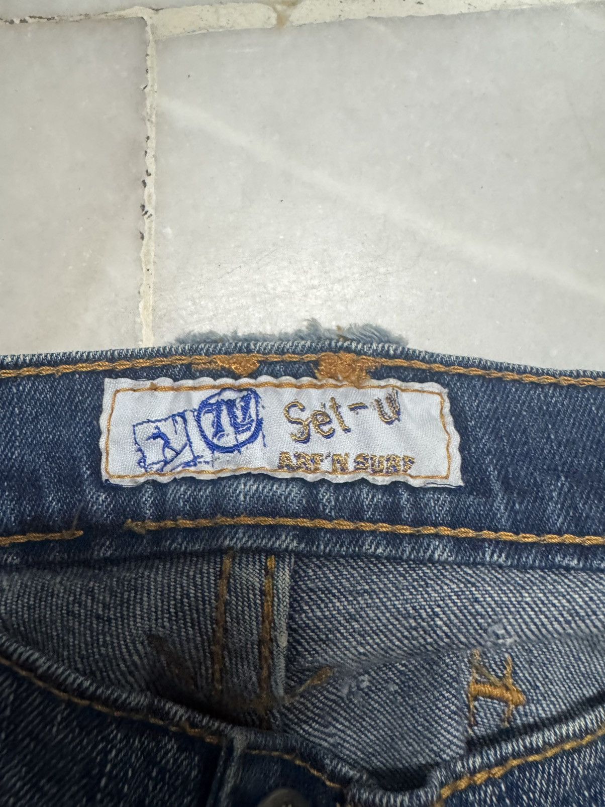20471120 💥RARE💥JAPANESE CARGO JEANS MULTIPOCKET STYLE WASHED JEAN Size US 28 / EU 44 - 14 Thumbnail