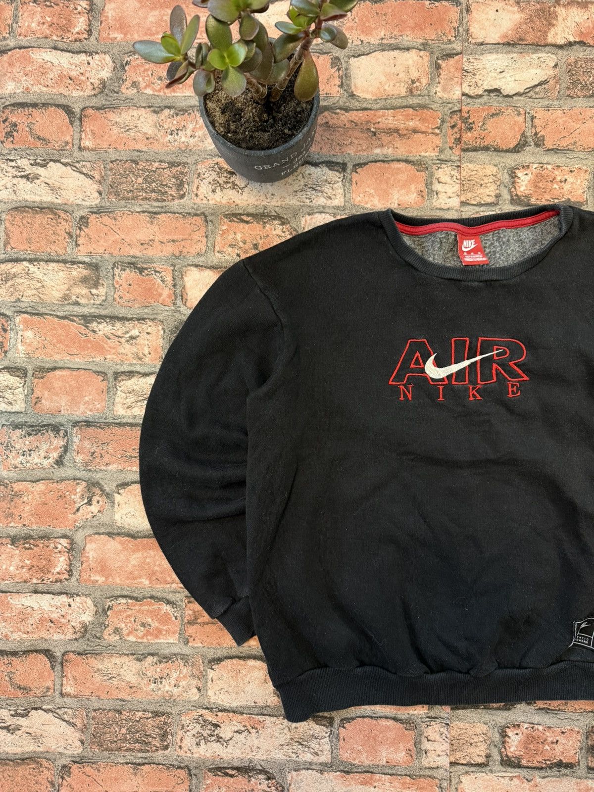 Nike × Vintage 90’s NIKE RARE MULTI LOGO SWOOSH Y2K RETRO SWEATSHIRT Size US M / EU 48-50 / 2 - 3 Thumbnail
