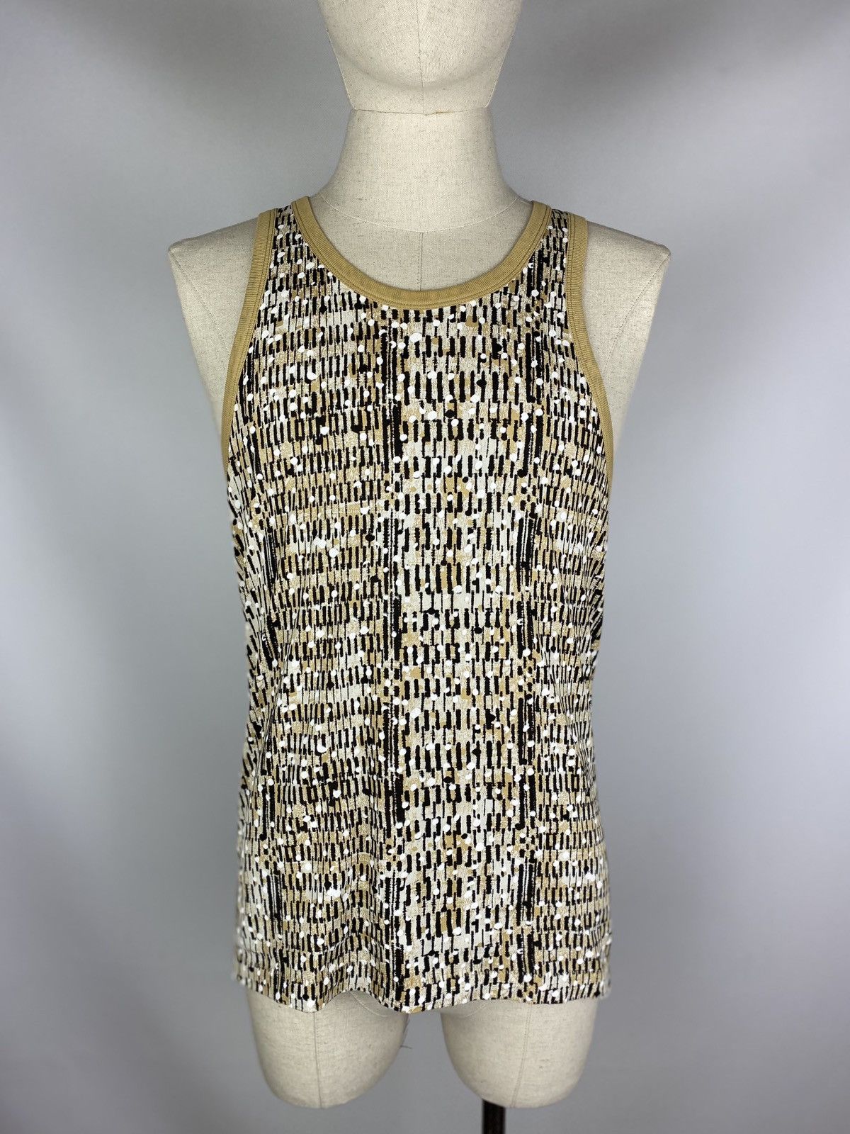 Acne Studios Acne Jeans ladies patterned body vest sleeveless tank top Size XS / US 0-2 / IT 36-38 - 1 Thumbnail