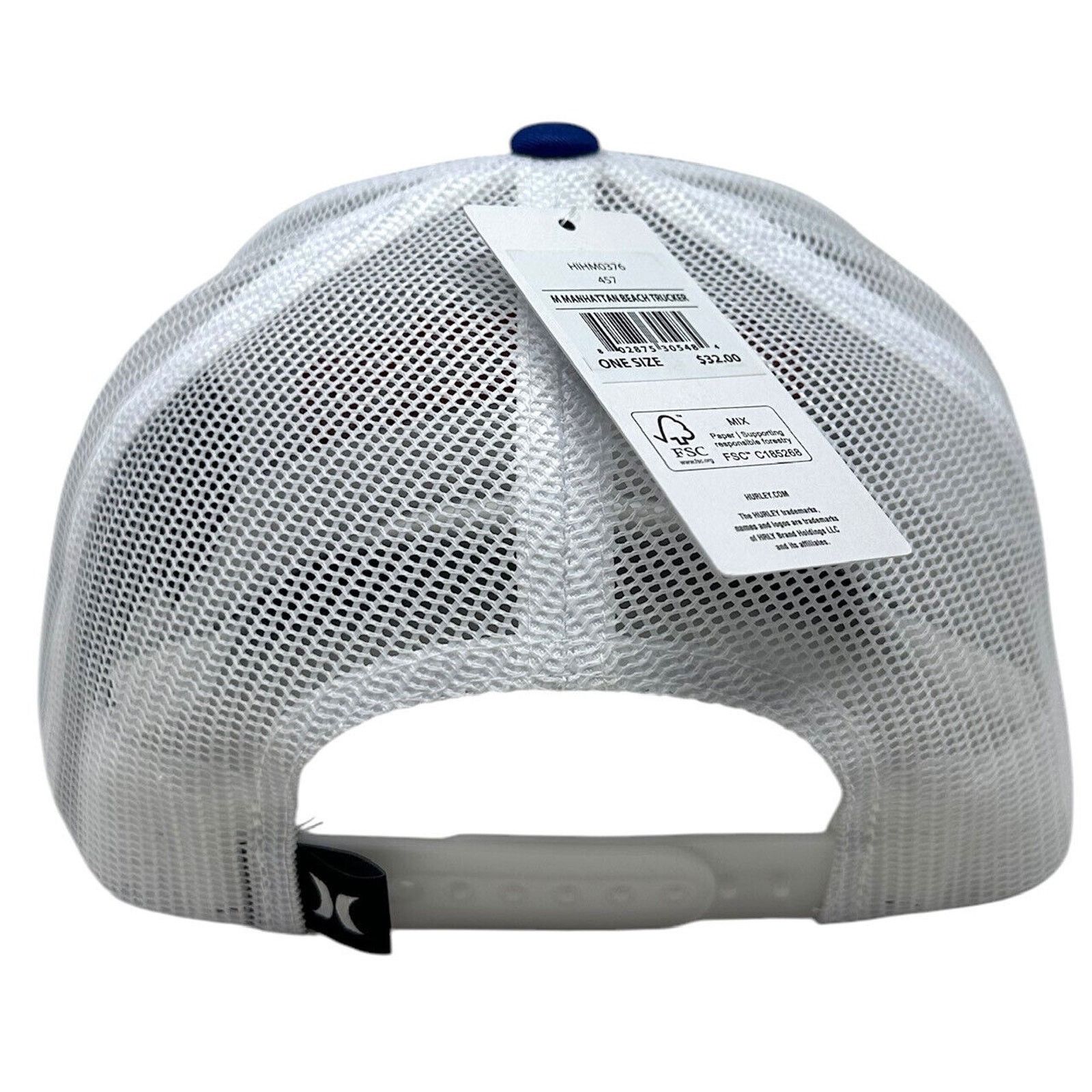 Hurley Hurley Men's Trucker Hat Manhattan Beach Snapback Cap Size ONE SIZE - 4 Thumbnail