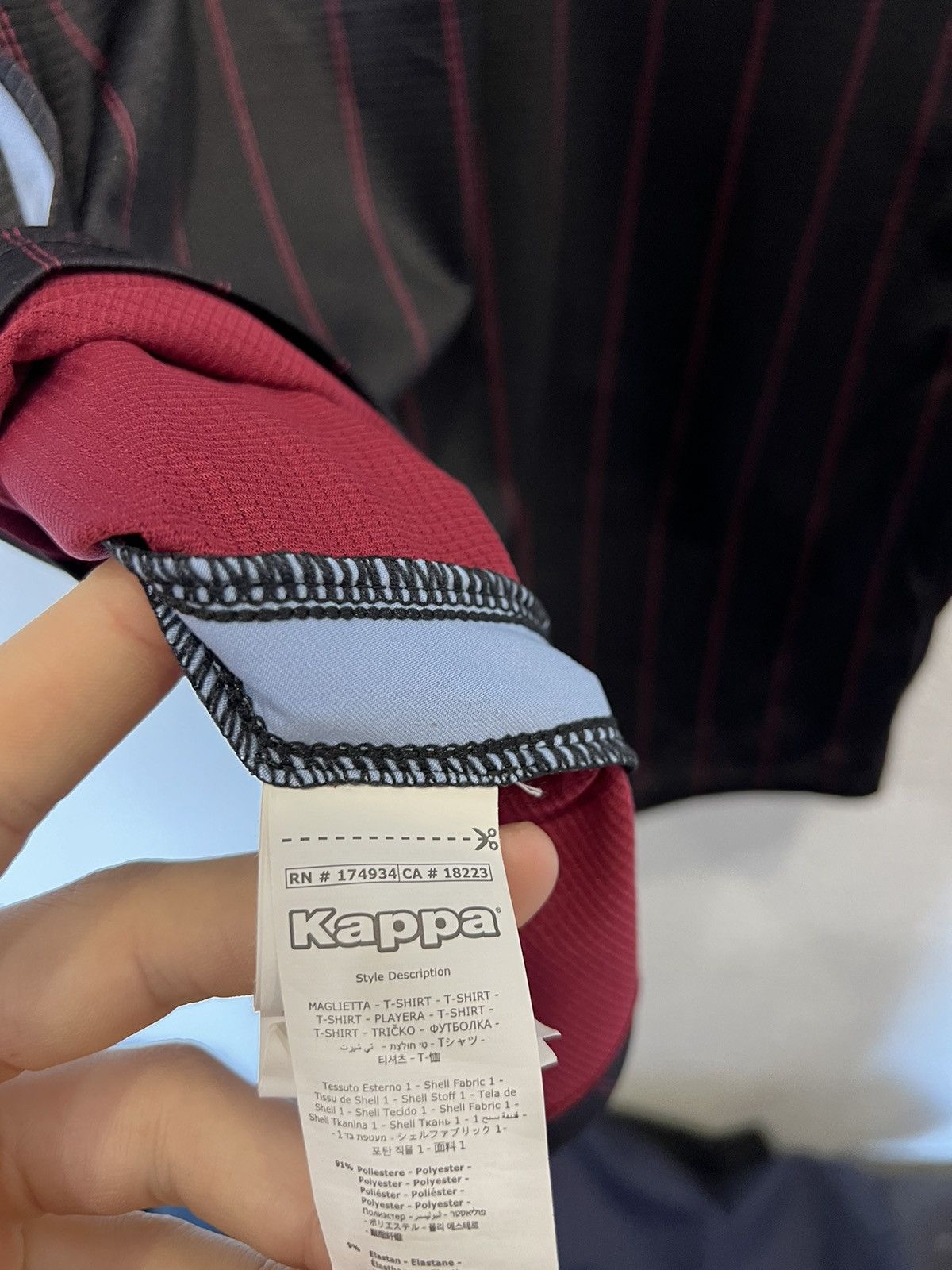 Kappa DAVIES Kappa Aston Villa 2020/2021 Away Kit Soccer Jersey Size US XXL / EU 58 / 5 - 7 Thumbnail
